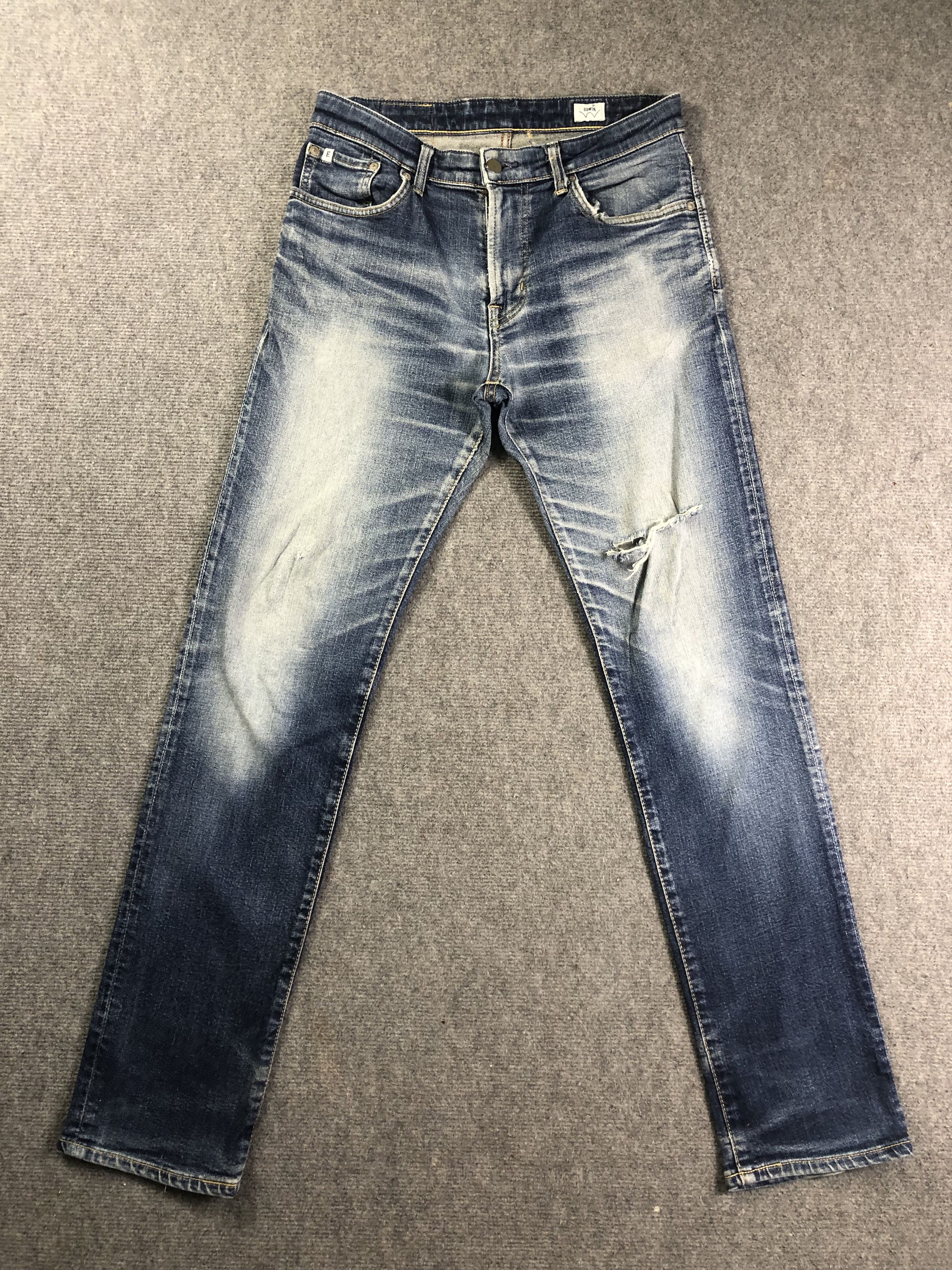 Edwin Wash Blue Edwin Jeans 31x32 Size US 31 - 1 Thumbnail