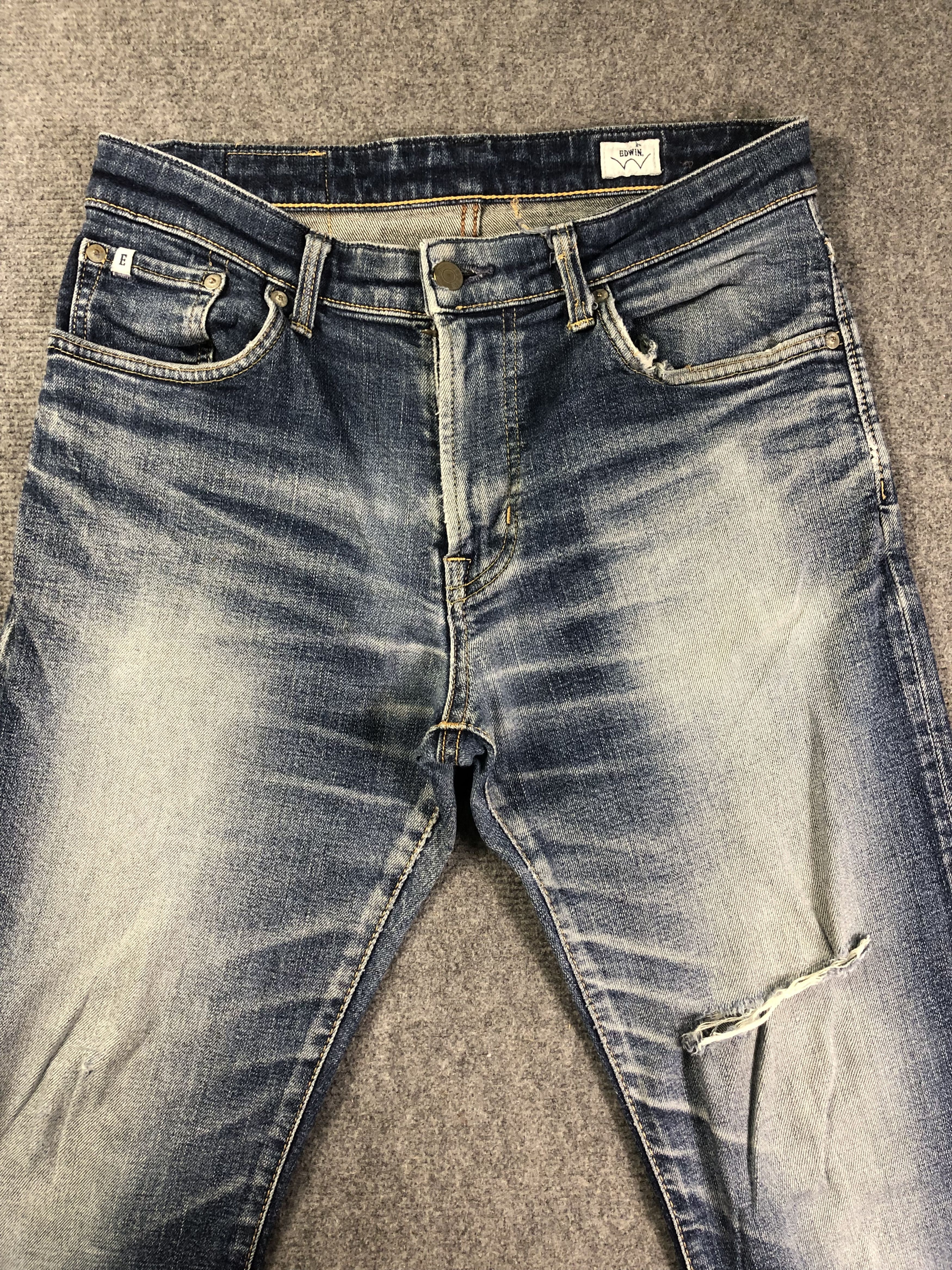 Edwin Wash Blue Edwin Jeans 31x32 Size US 31 - 2 Thumbnail