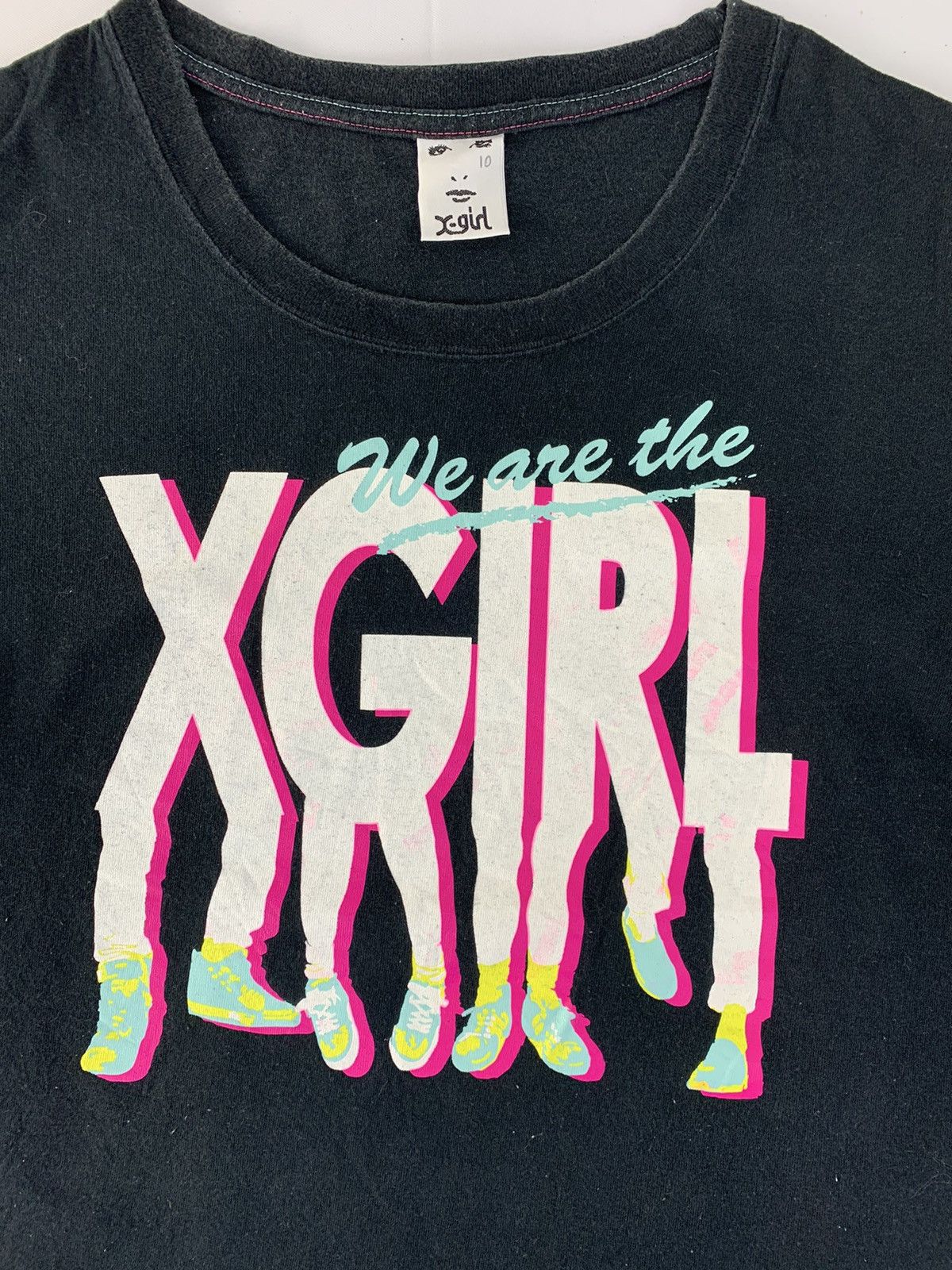 Japanese Brand X-girl We Are The XGirl Leg Art fits M/L Tee Size L / US 10 / IT 46 - 4 Thumbnail