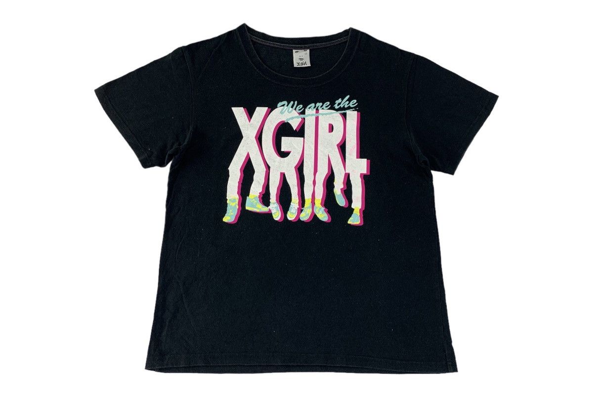 Japanese Brand X-girl We Are The XGirl Leg Art fits M/L Tee Size L / US 10 / IT 46 - 1 Thumbnail