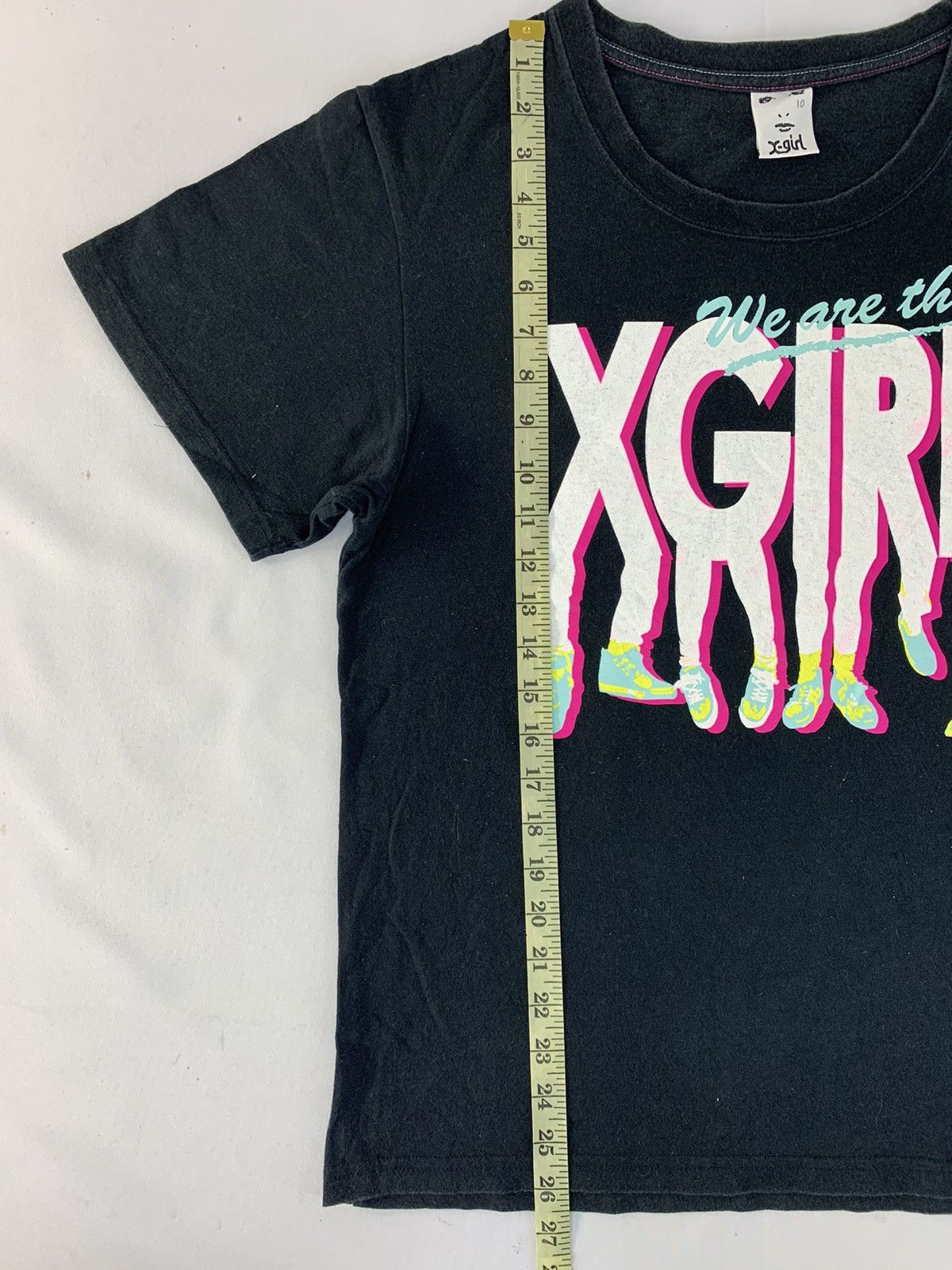 Japanese Brand X-girl We Are The XGirl Leg Art fits M/L Tee Size L / US 10 / IT 46 - 7 Thumbnail