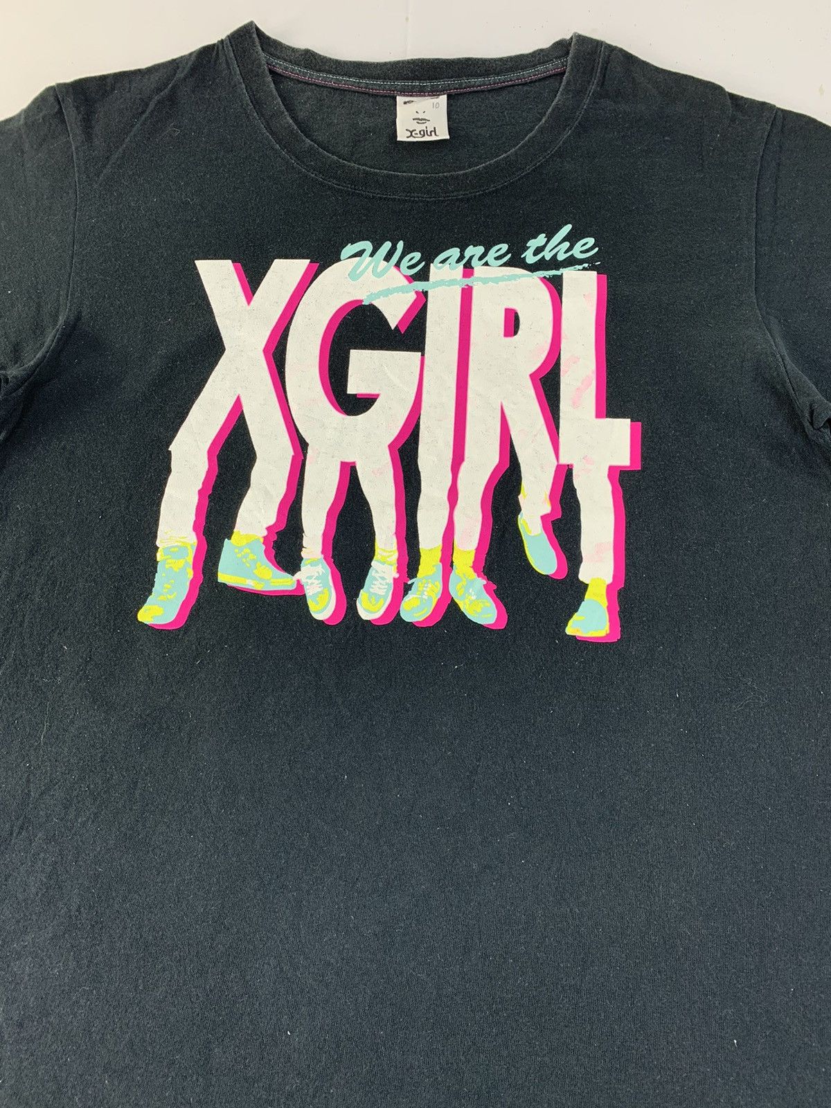 Japanese Brand X-girl We Are The XGirl Leg Art fits M/L Tee Size L / US 10 / IT 46 - 3 Thumbnail