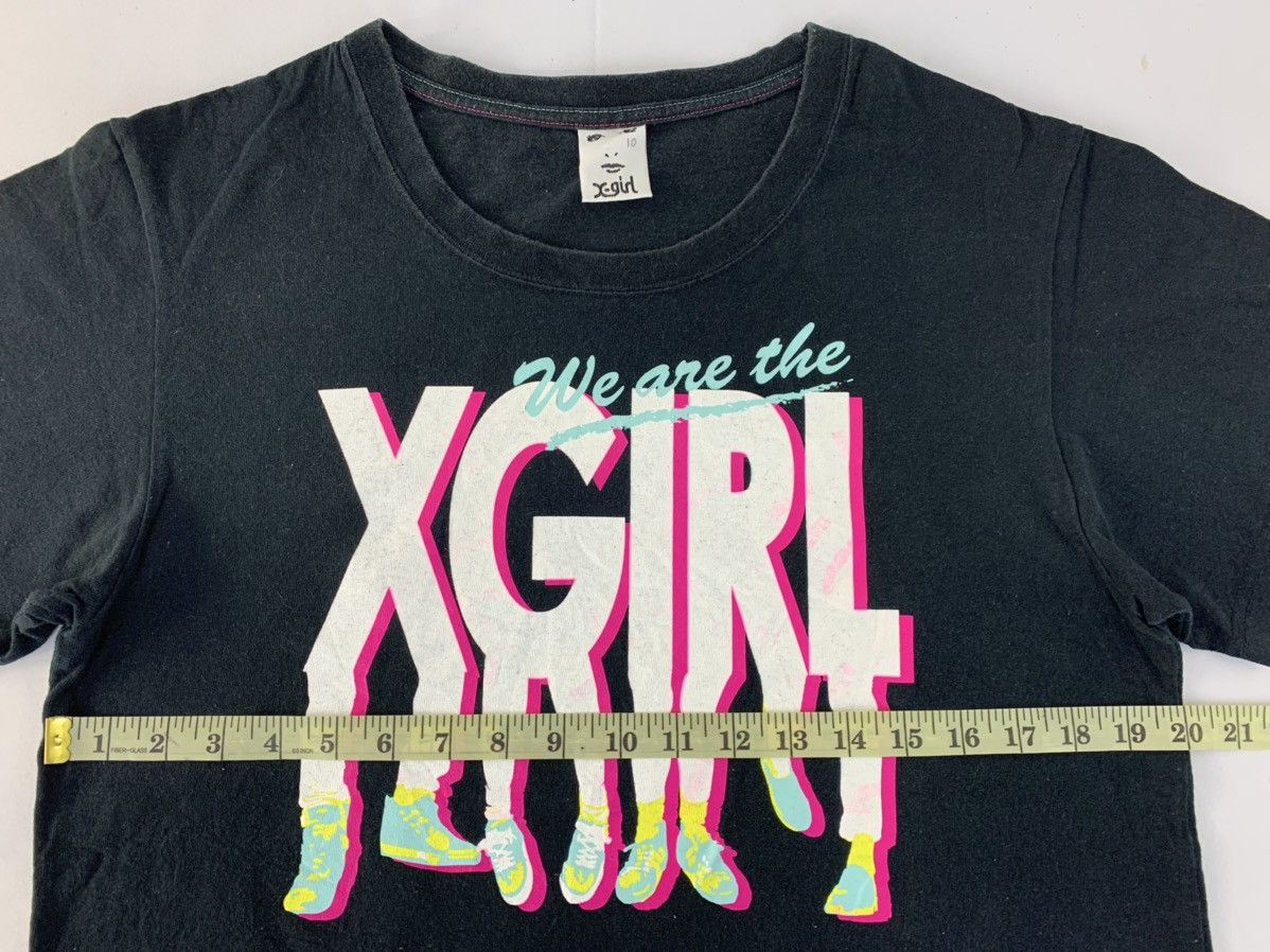 Japanese Brand X-girl We Are The XGirl Leg Art fits M/L Tee Size L / US 10 / IT 46 - 6 Thumbnail