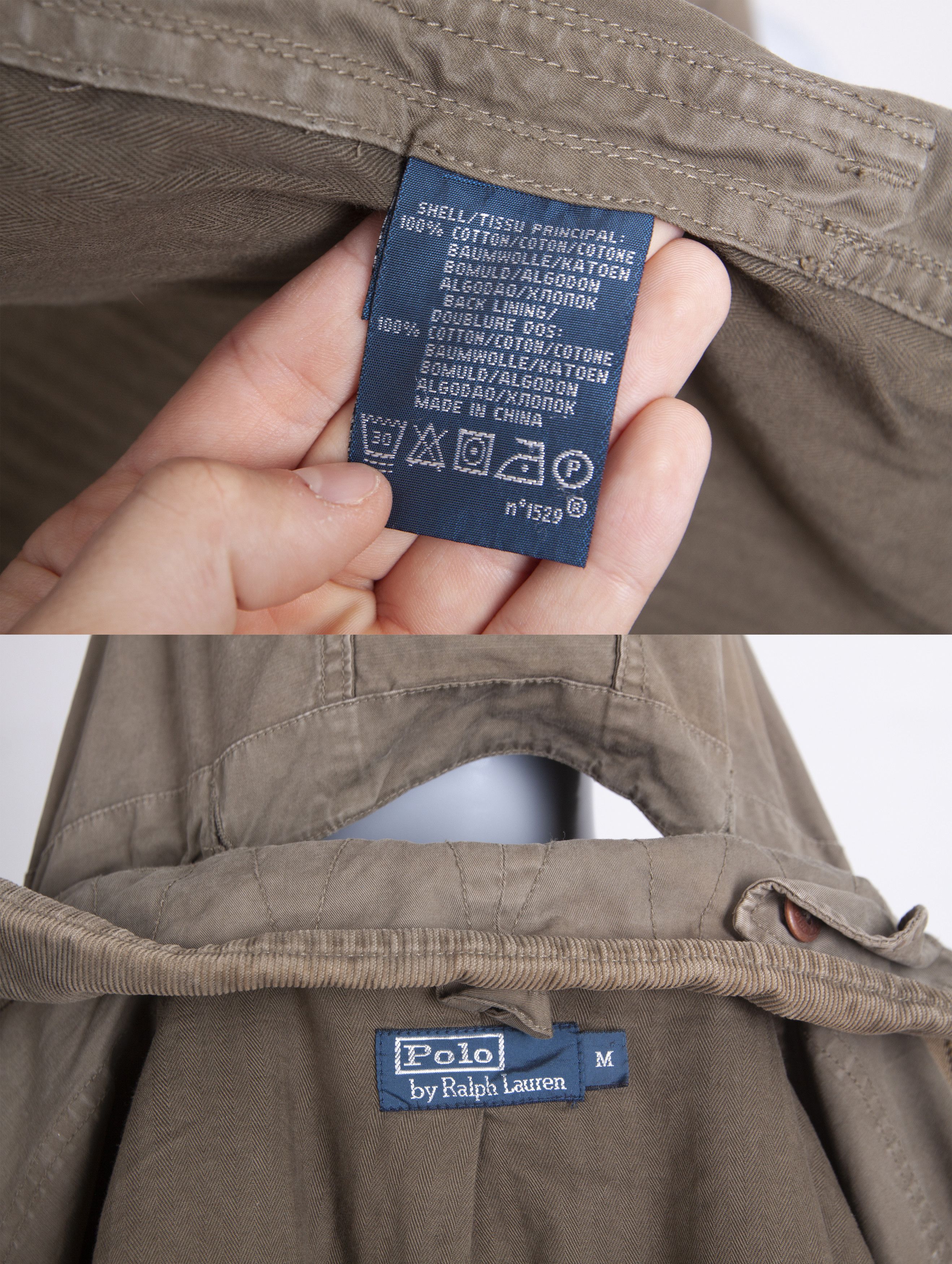 Polo Ralph Lauren × Ralph Lauren Polo Ralph Lauren Men's Khaki Millitary Hooded Jacket M Size US M / EU 48-50 / 2 - 12 Thumbnail