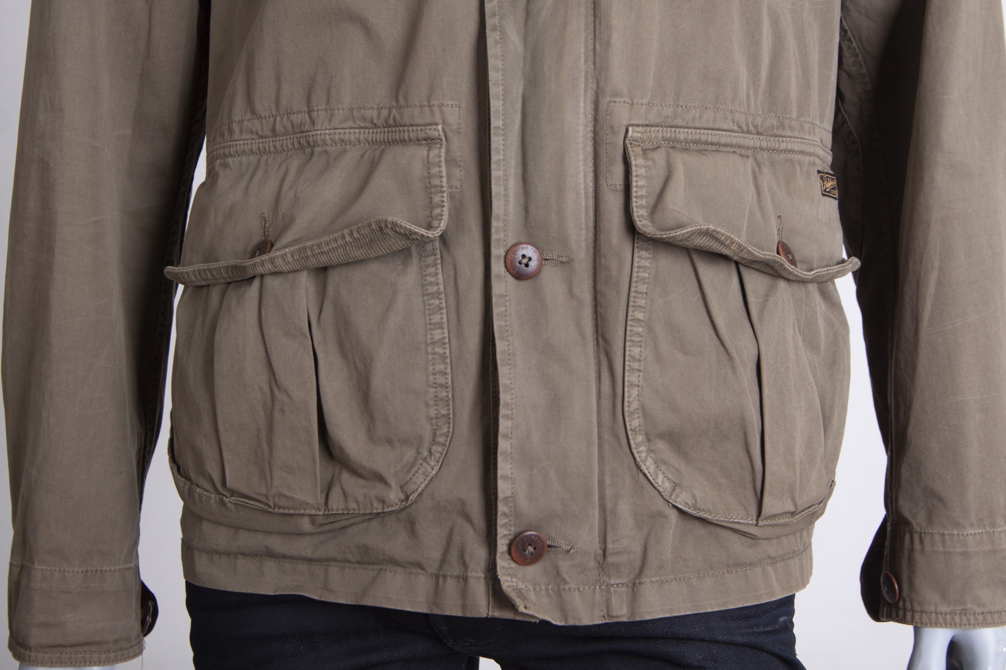 Polo Ralph Lauren × Ralph Lauren Polo Ralph Lauren Men's Khaki Millitary Hooded Jacket M Size US M / EU 48-50 / 2 - 5 Thumbnail