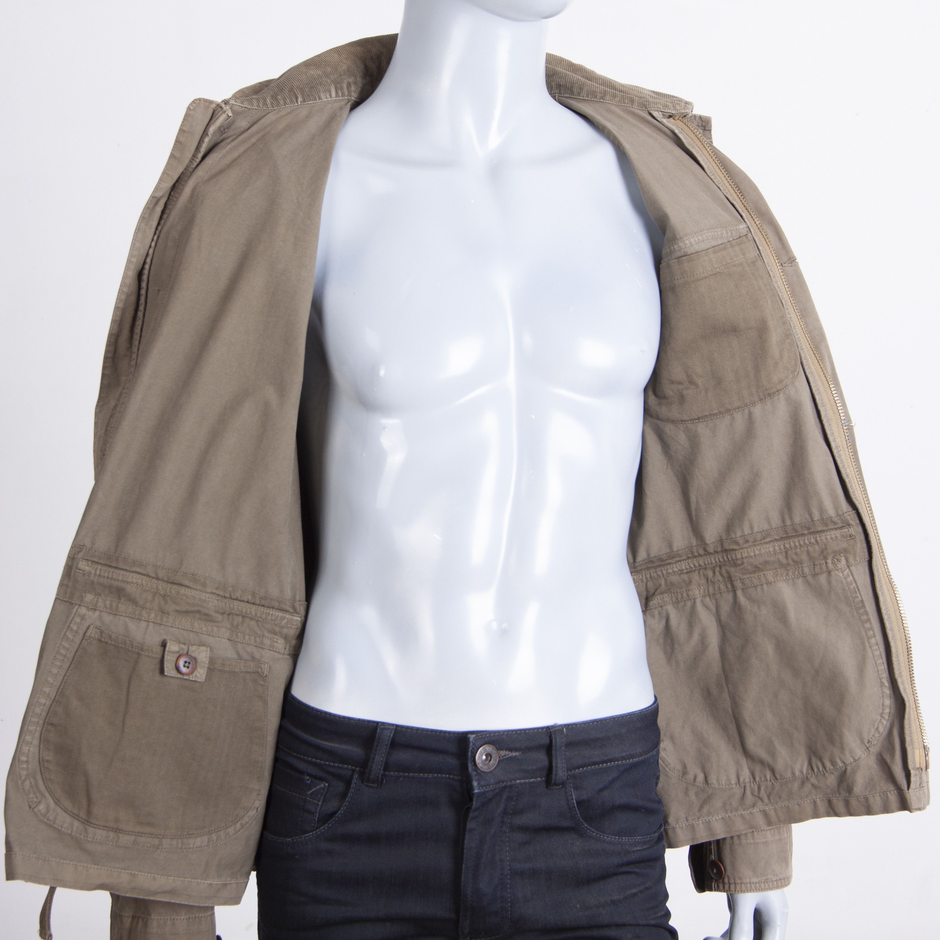 Polo Ralph Lauren × Ralph Lauren Polo Ralph Lauren Men's Khaki Millitary Hooded Jacket M Size US M / EU 48-50 / 2 - 11 Thumbnail