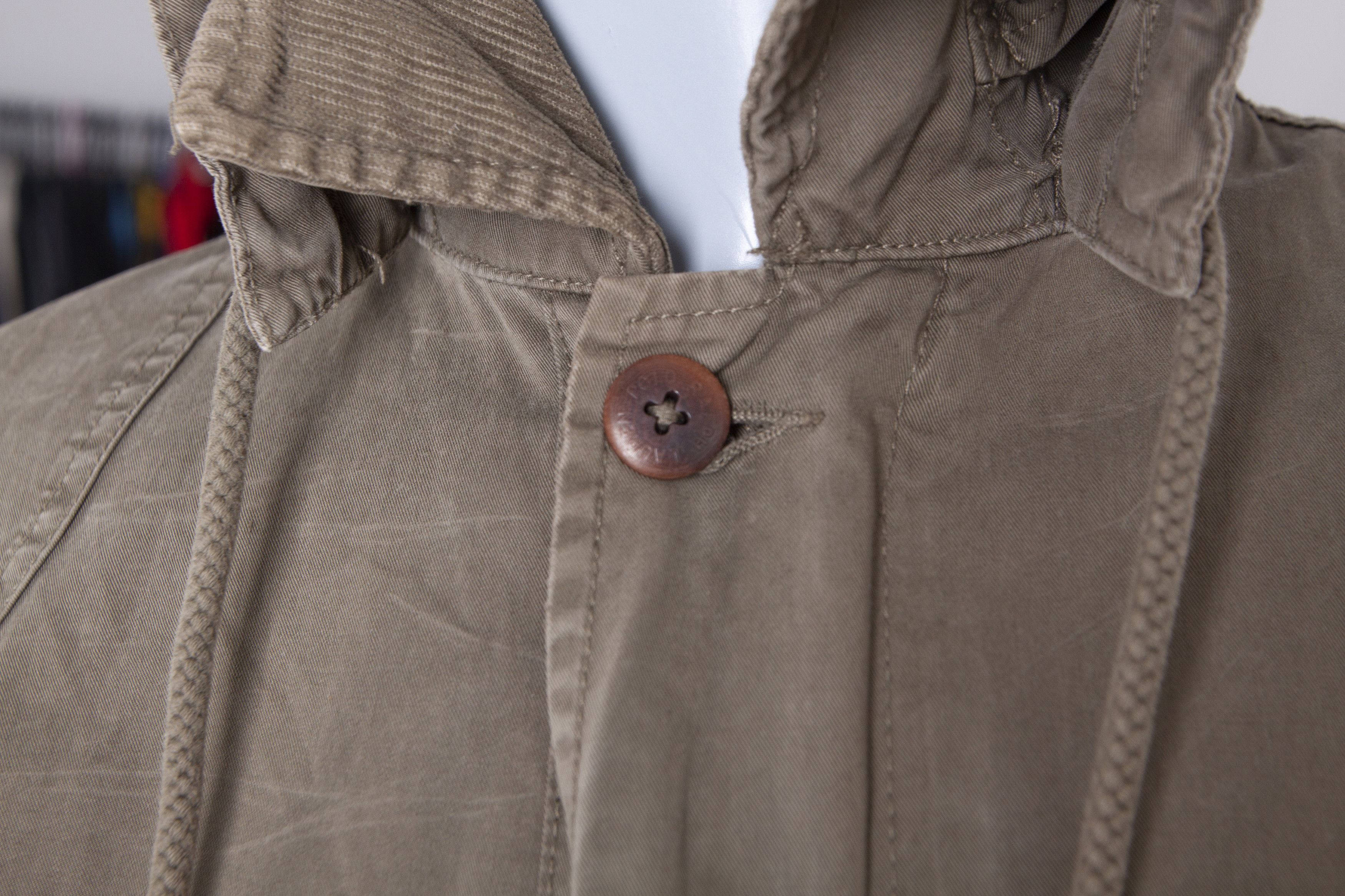 Polo Ralph Lauren × Ralph Lauren Polo Ralph Lauren Men's Khaki Millitary Hooded Jacket M Size US M / EU 48-50 / 2 - 8 Thumbnail