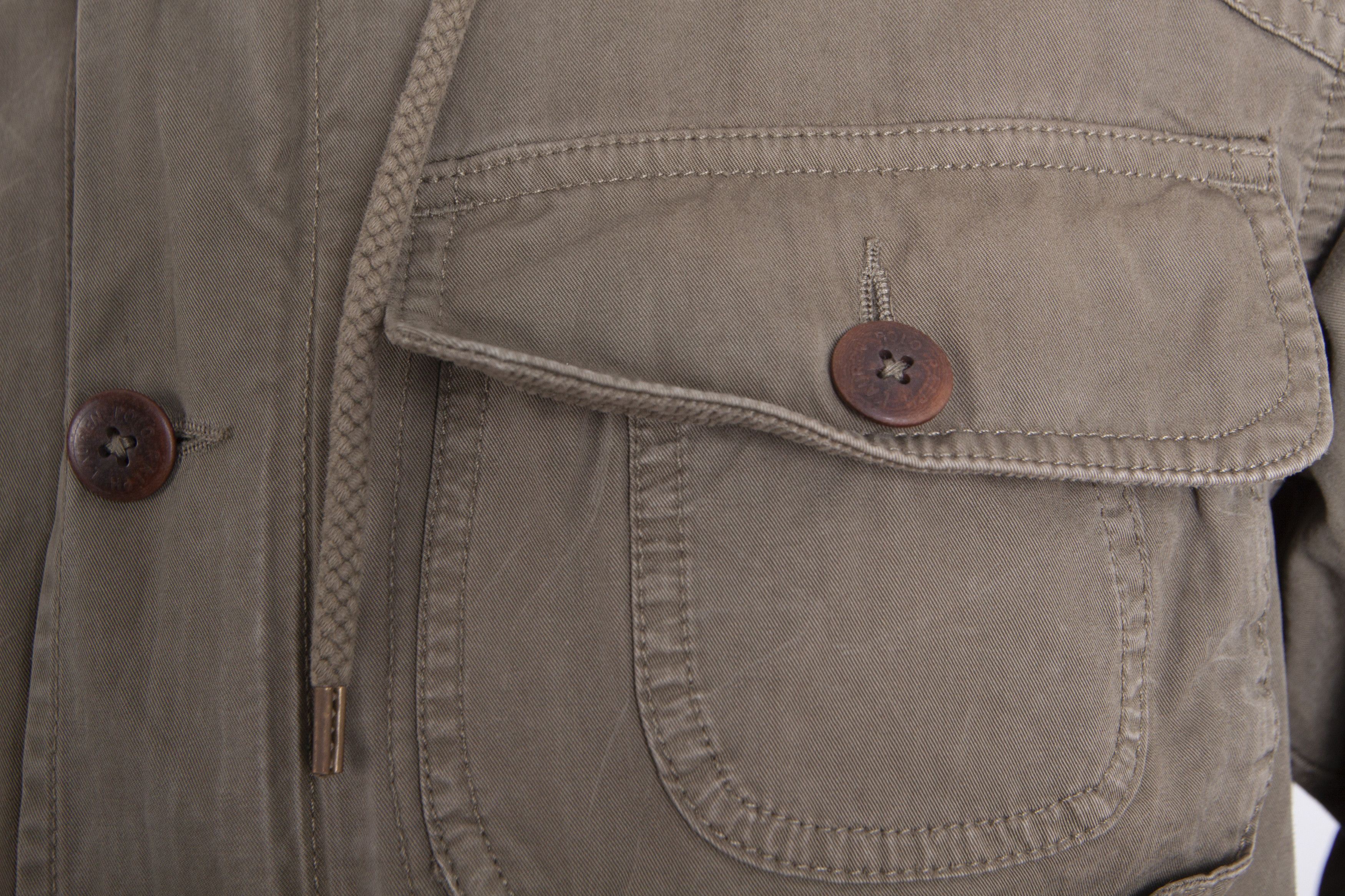 Polo Ralph Lauren × Ralph Lauren Polo Ralph Lauren Men's Khaki Millitary Hooded Jacket M Size US M / EU 48-50 / 2 - 6 Thumbnail