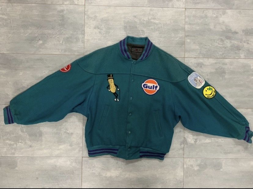 Vintage 80’s Moratti Racing Patcher Varsity Jacket Size US L / EU 52-54 / 3 - 4 Thumbnail