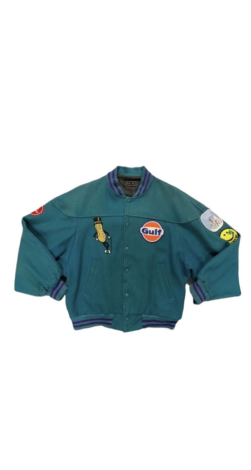 Vintage 80’s Moratti Racing Patcher Varsity Jacket Size US L / EU 52-54 / 3 - 2 Thumbnail