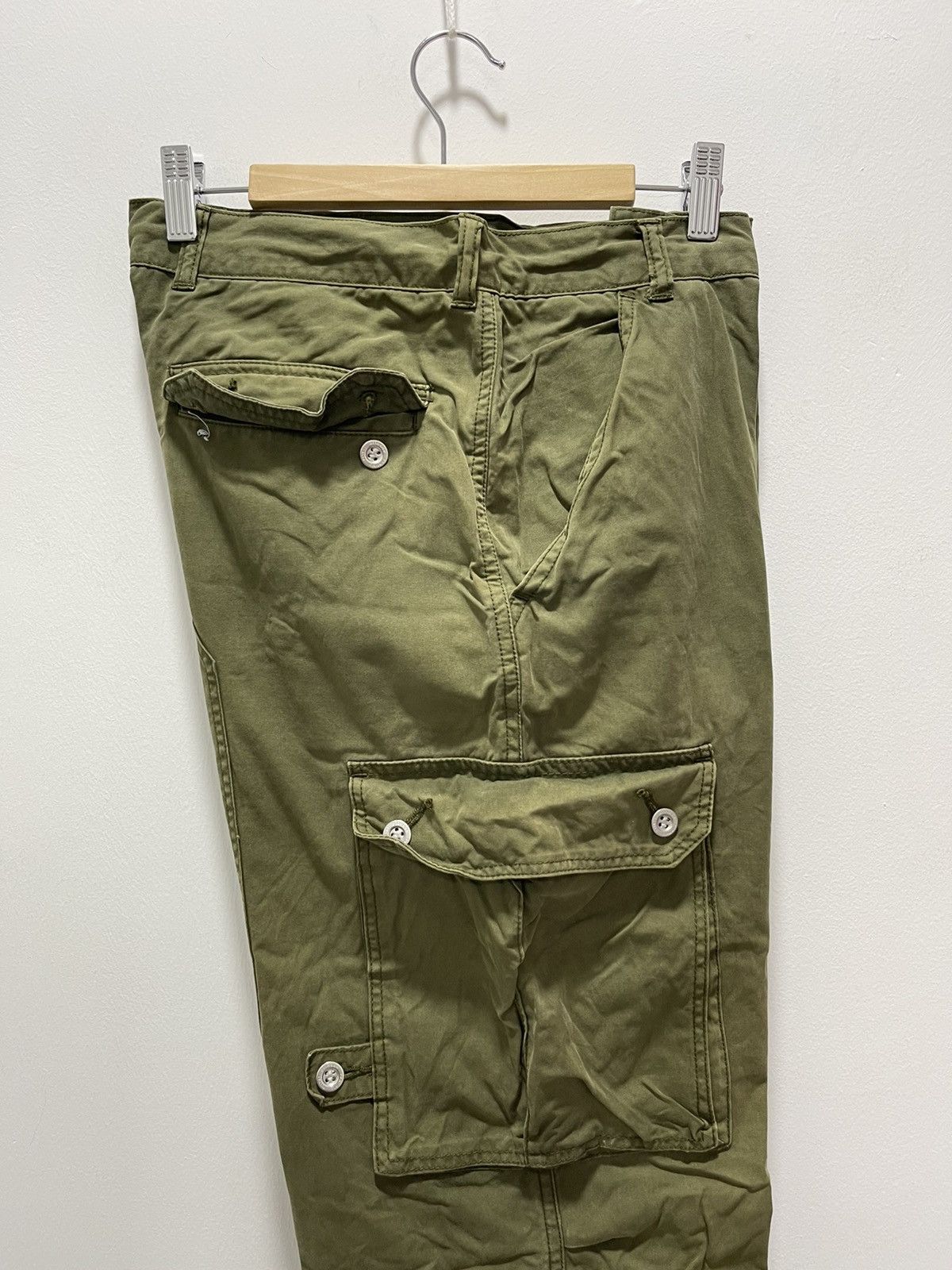 Ellesse VINTAGE ELLESSE MILITARY STYLE CARGO PANTS Size US 31 - 16 Thumbnail