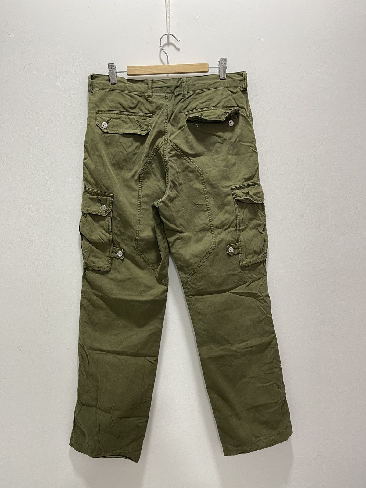 Ellesse VINTAGE ELLESSE MILITARY STYLE CARGO PANTS Size US 31 - 7 Thumbnail