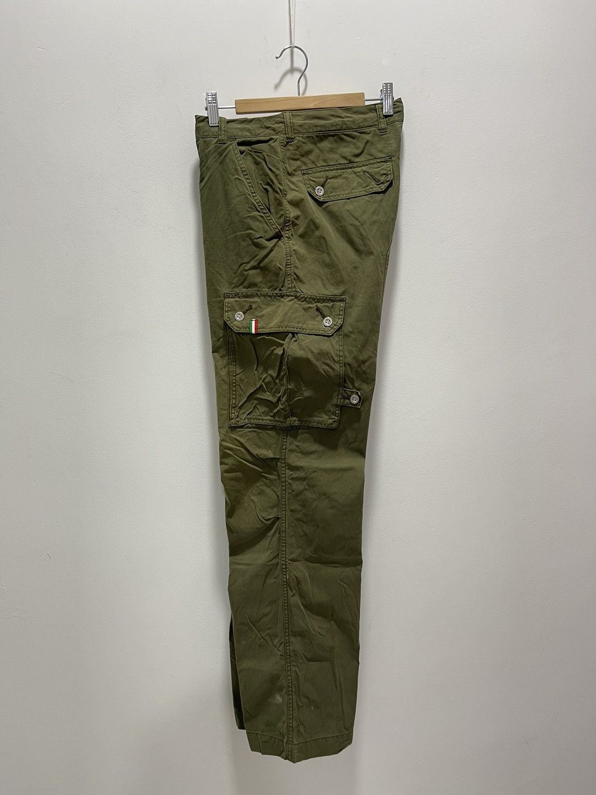 Ellesse VINTAGE ELLESSE MILITARY STYLE CARGO PANTS Size US 31 - 12 Thumbnail
