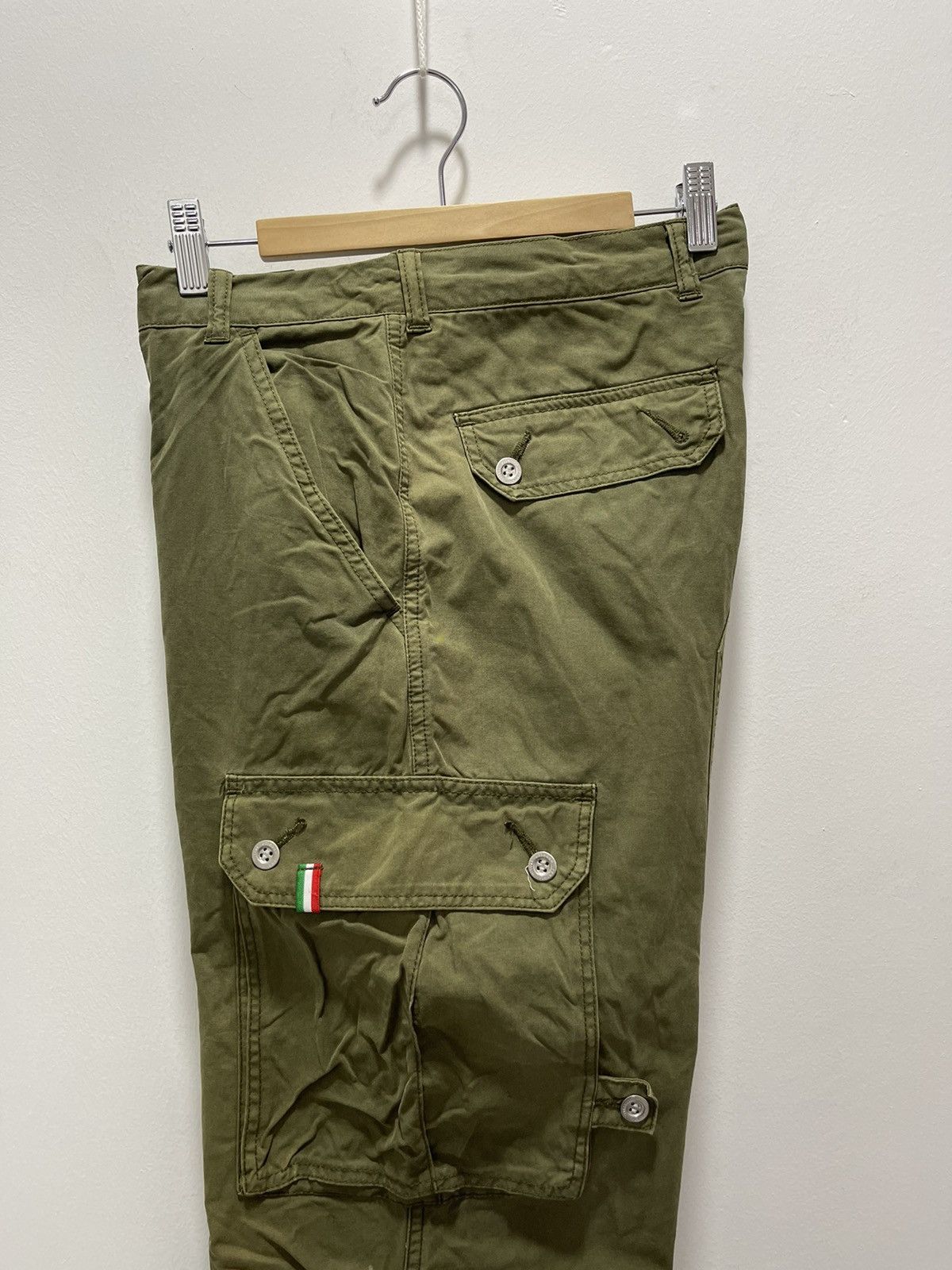Ellesse VINTAGE ELLESSE MILITARY STYLE CARGO PANTS Size US 31 - 13 Thumbnail