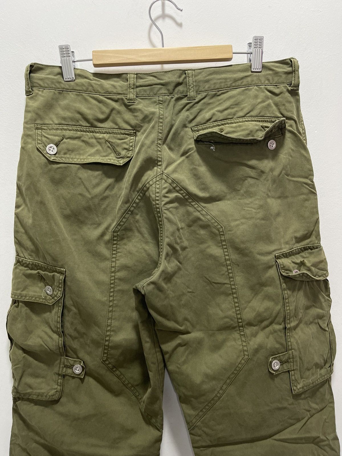 Ellesse VINTAGE ELLESSE MILITARY STYLE CARGO PANTS Size US 31 - 10 Thumbnail