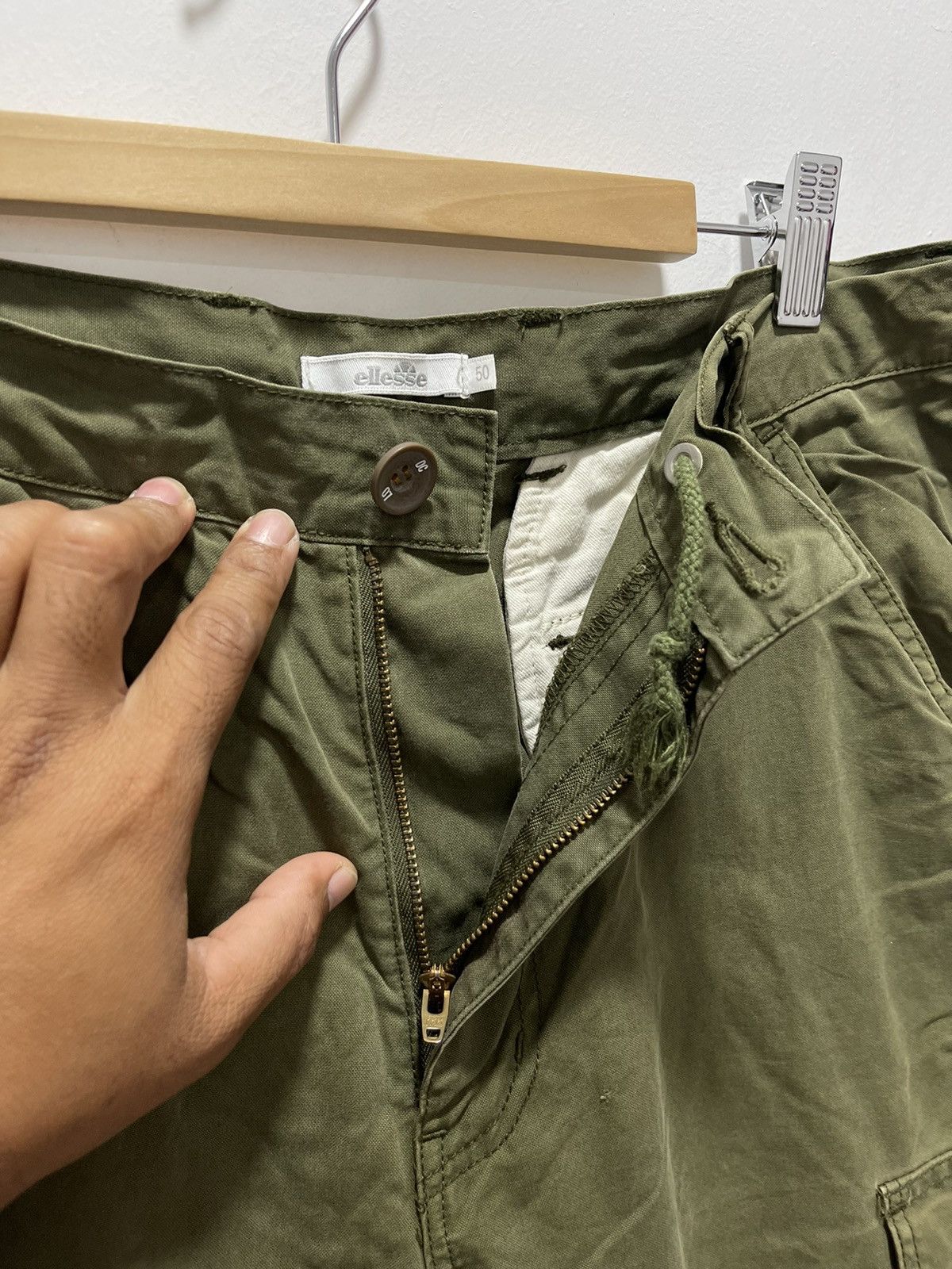 Ellesse VINTAGE ELLESSE MILITARY STYLE CARGO PANTS Size US 31 - 6 Thumbnail