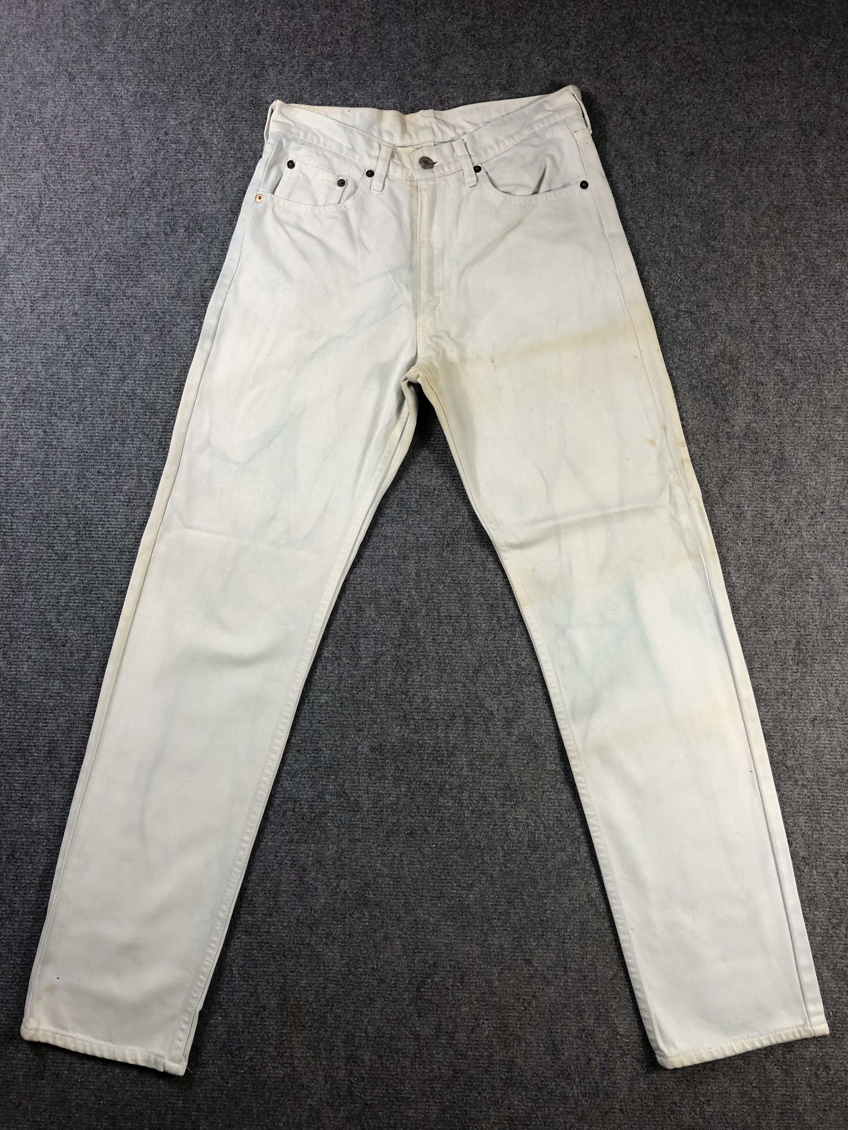 image of Vintage Levis 503 Dirty White Denim Jeans 29X31.5, Men's
