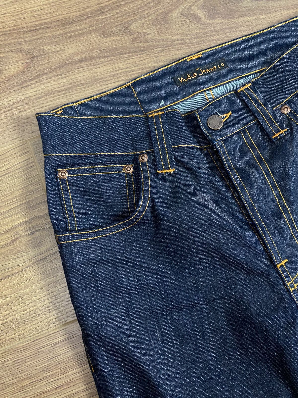 Nudie Jeans Nudie Organic Cotton Navy Jeans Size US 28 / EU 44 - 6 Thumbnail