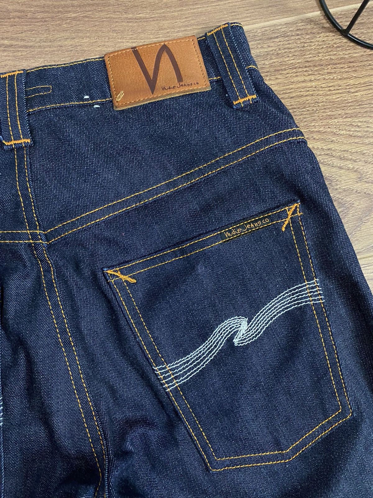 Nudie Jeans Nudie Organic Cotton Navy Jeans Size US 28 / EU 44 - 14 Thumbnail