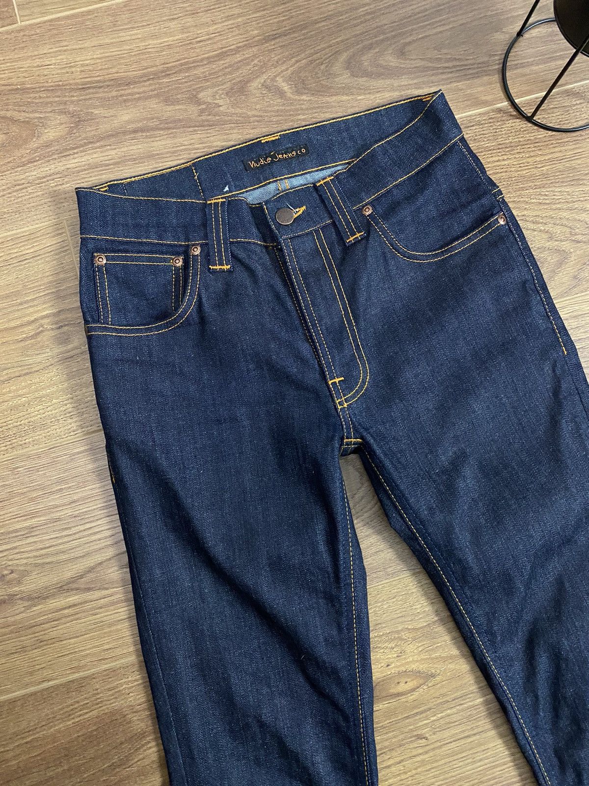 Nudie Jeans Nudie Organic Cotton Navy Jeans Size US 28 / EU 44 - 5 Thumbnail
