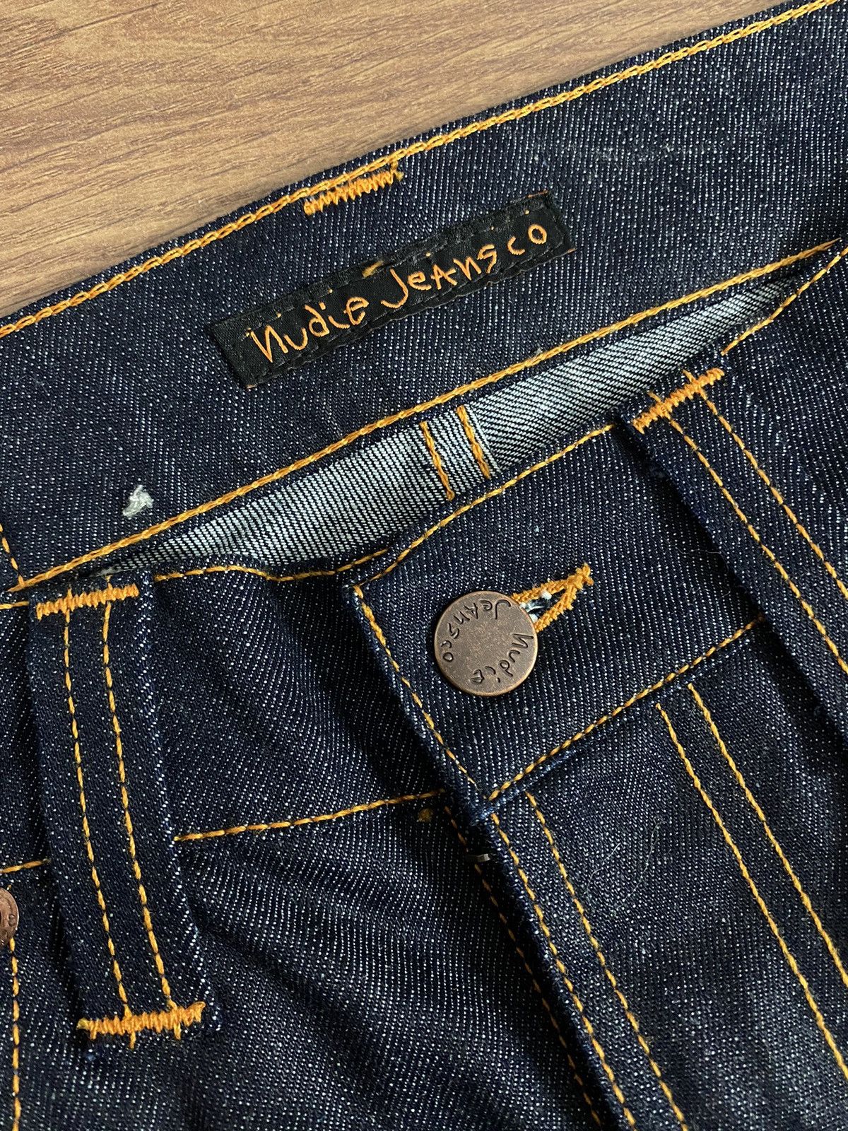 Nudie Jeans Nudie Organic Cotton Navy Jeans Size US 28 / EU 44 - 7 Thumbnail
