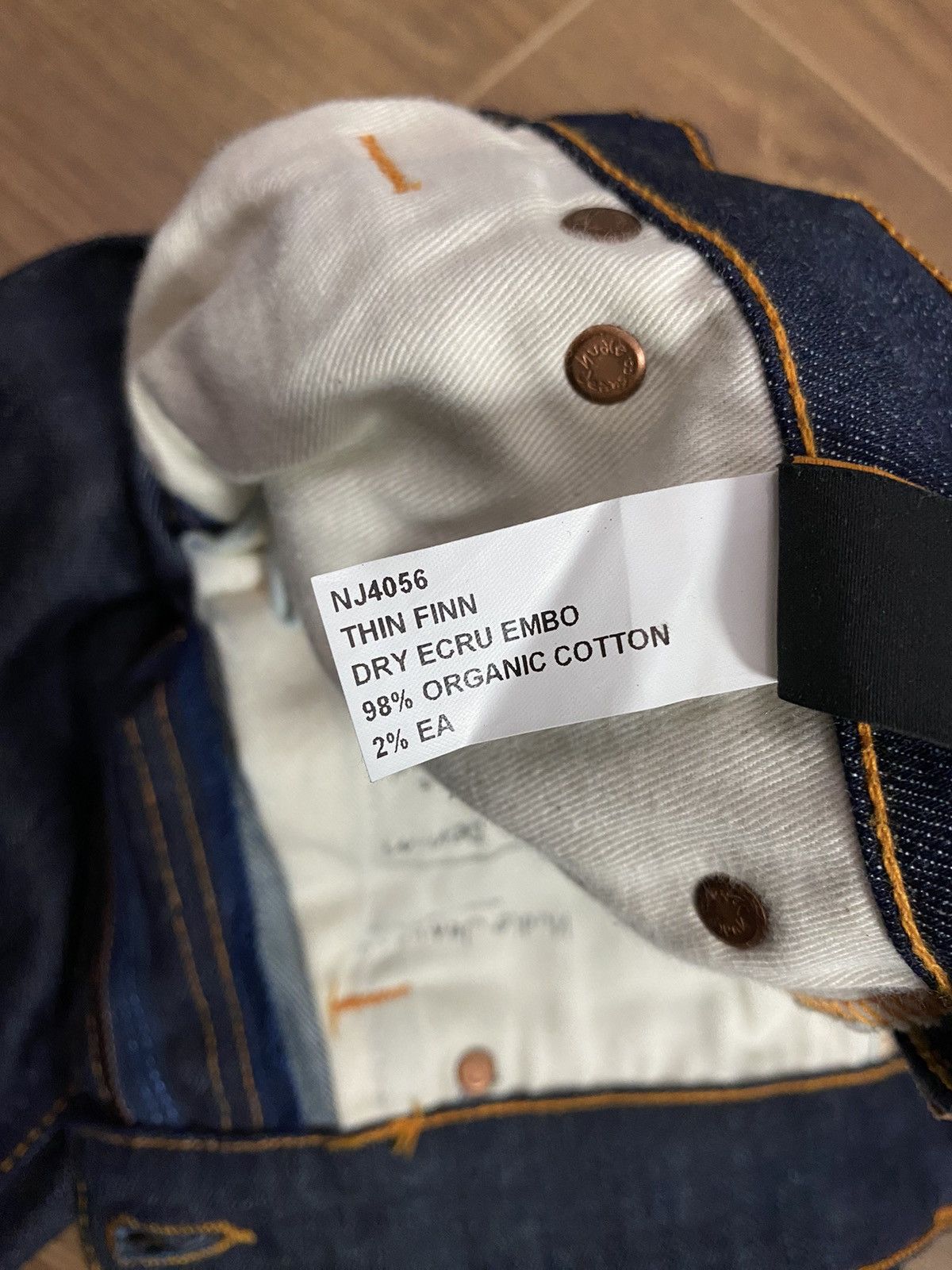 Nudie Jeans Nudie Organic Cotton Navy Jeans Size US 28 / EU 44 - 11 Thumbnail