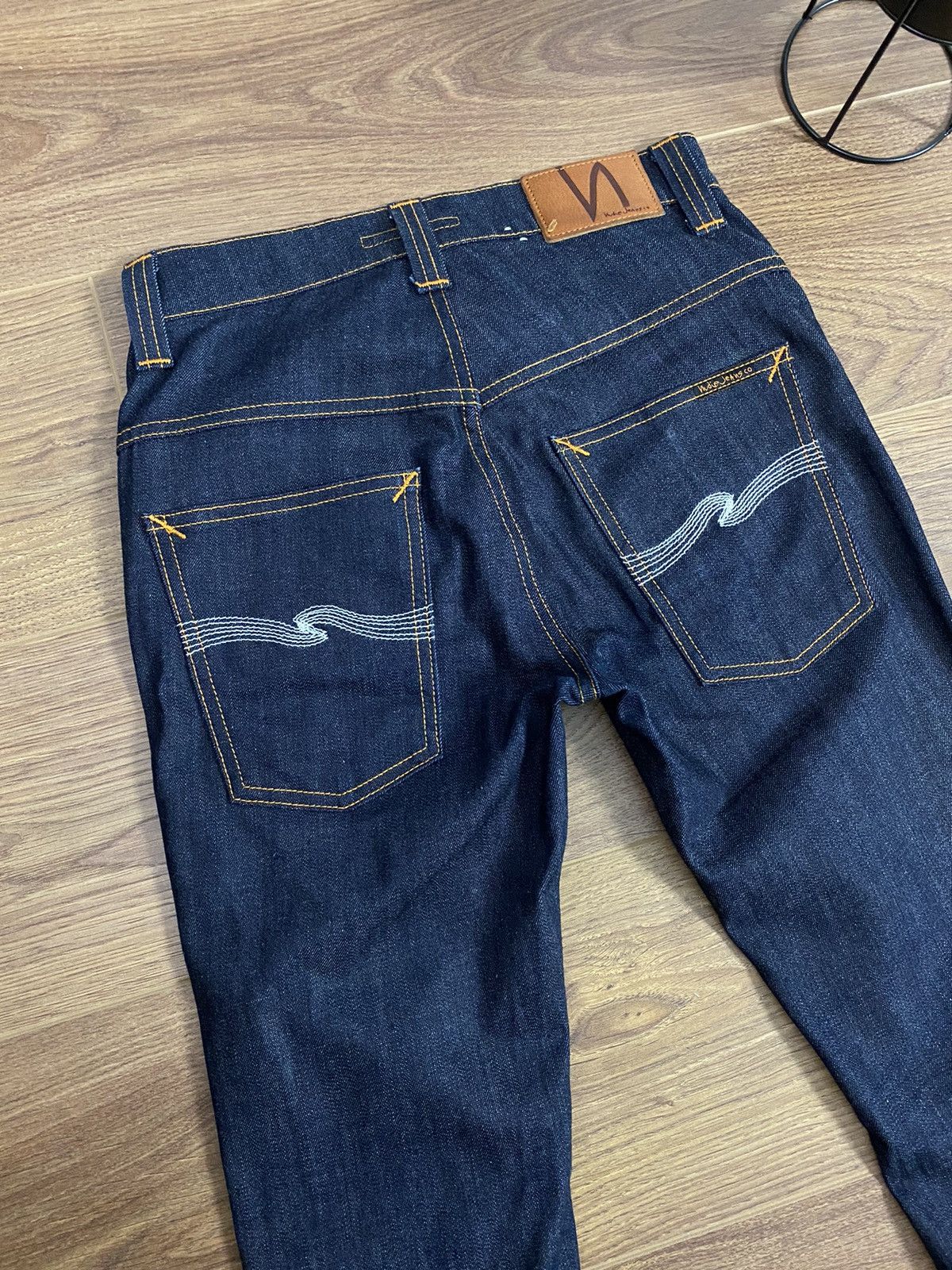 Nudie Jeans Nudie Organic Cotton Navy Jeans Size US 28 / EU 44 - 13 Thumbnail