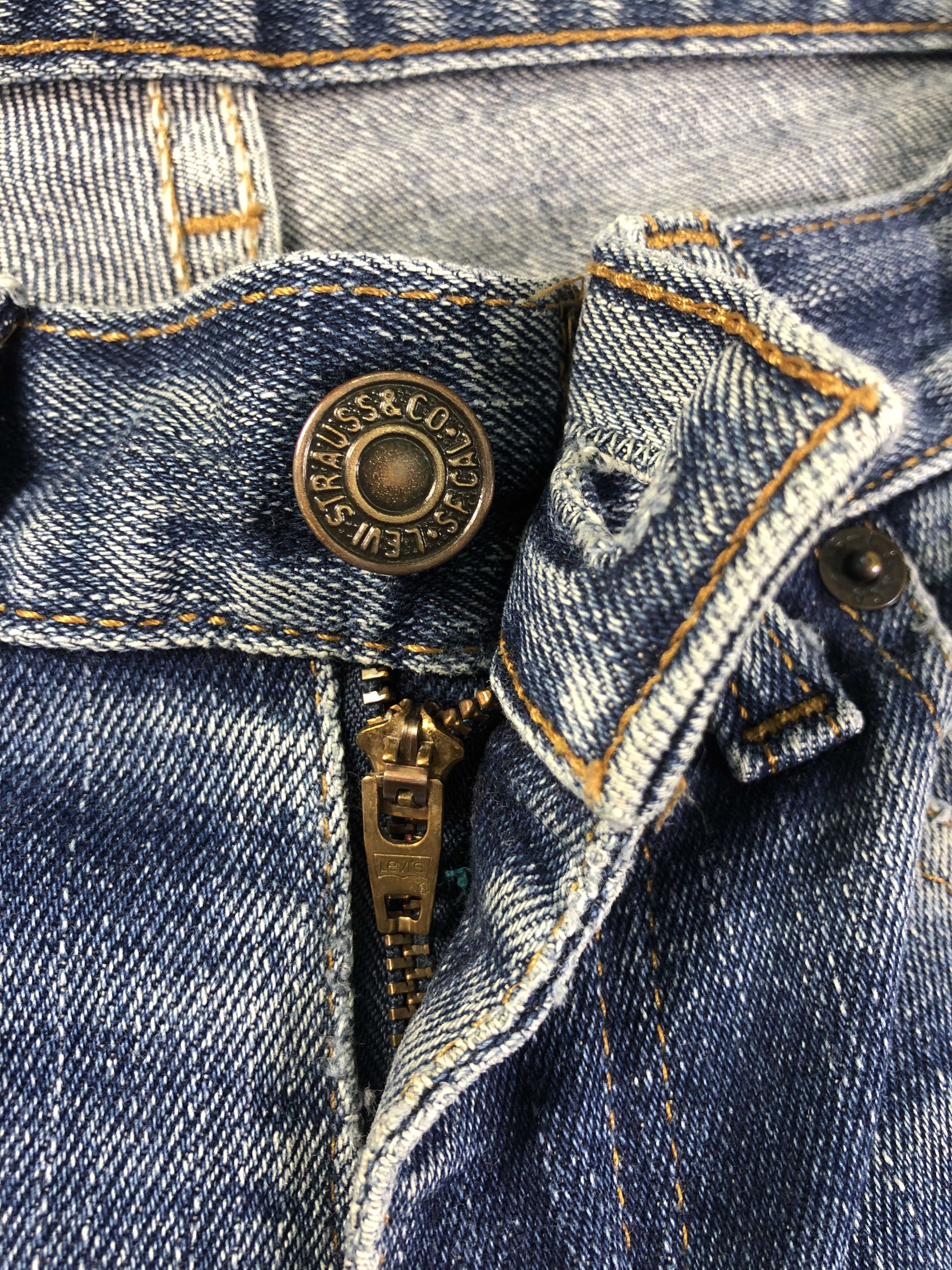 Levi's Wash Blue Levis Denim Jeans 31x30 Size US 31 - 2 Thumbnail