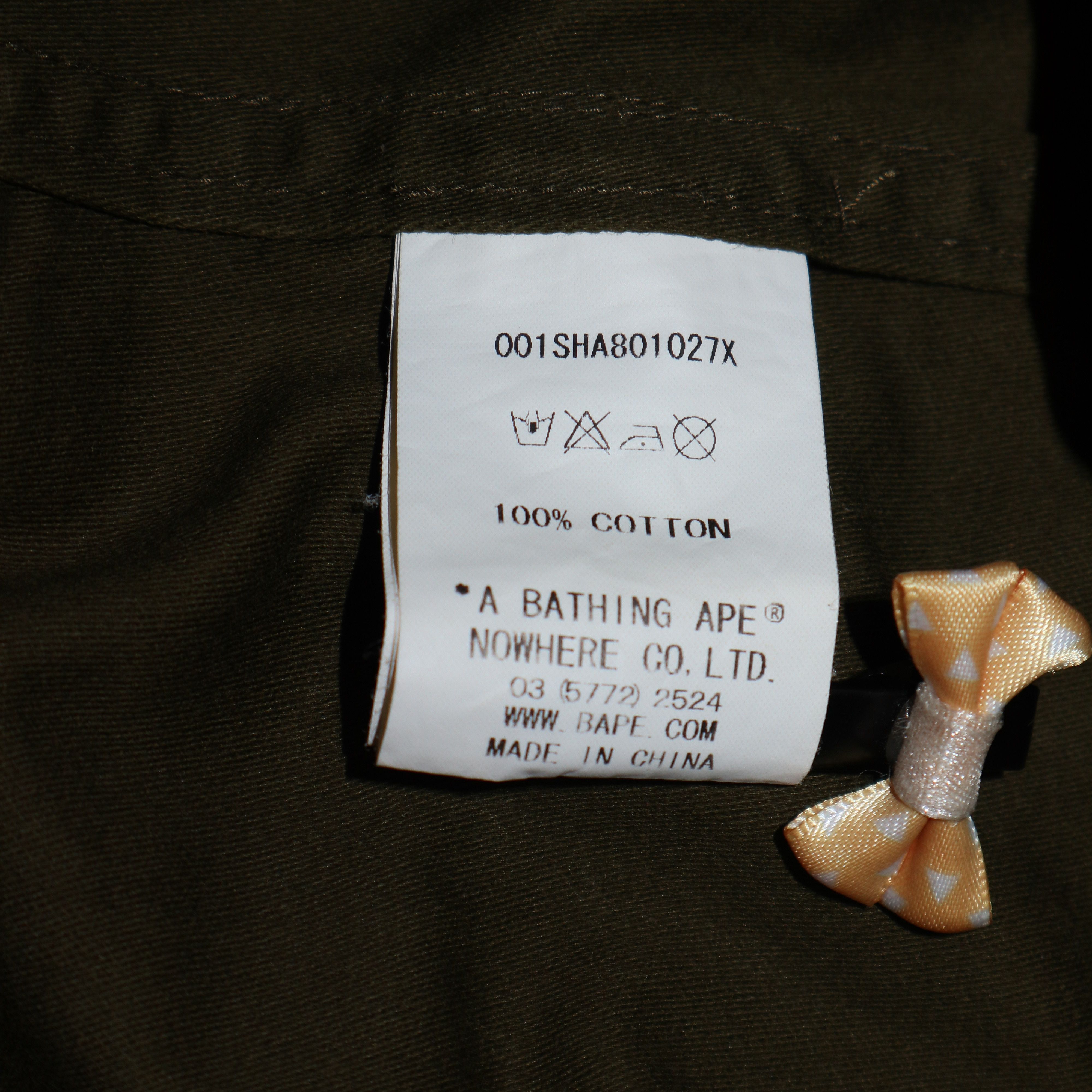Bape Bapesta Logo M-65 Jacket Size US M / EU 48-50 / 2 - 16 Thumbnail