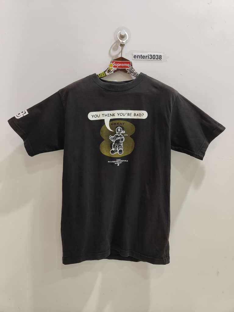 Japanese Brand vintage Streetwear Hip Hop The Massive Inspire Great 8 Big Size US L / EU 52-54 / 3 - 1 Thumbnail