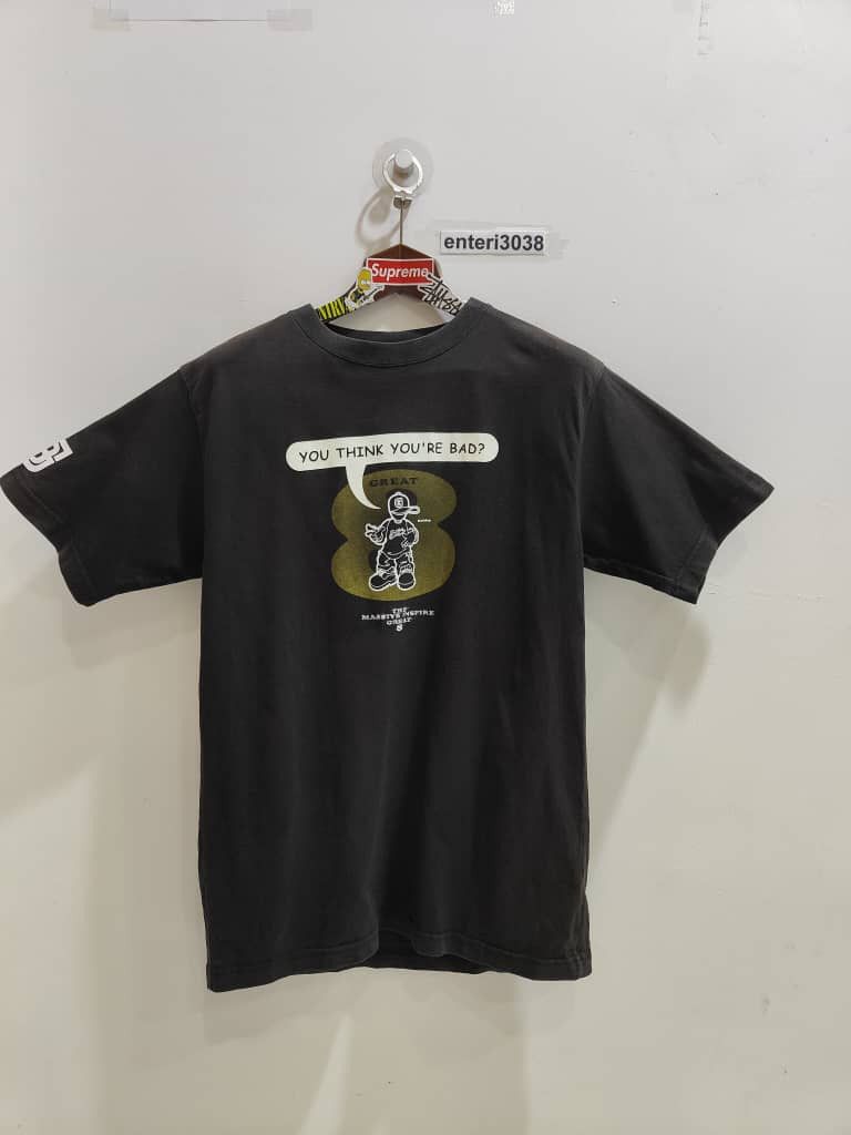 Japanese Brand vintage Streetwear Hip Hop The Massive Inspire Great 8 Big Size US L / EU 52-54 / 3 - 13 Thumbnail