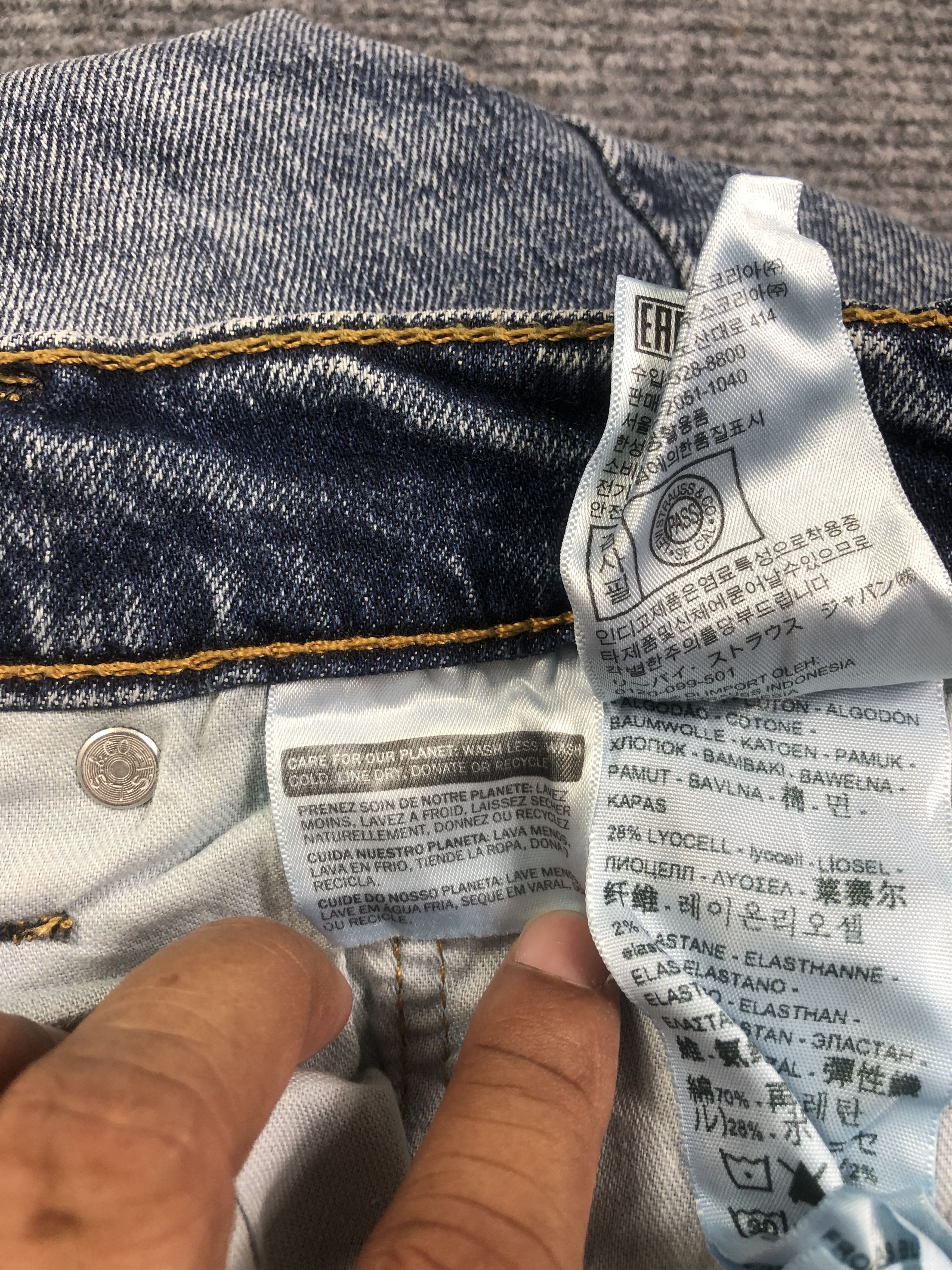 Levi's Levis 502 Blue Jeans 34x30 Size US 34 / EU 50 - 8 Thumbnail