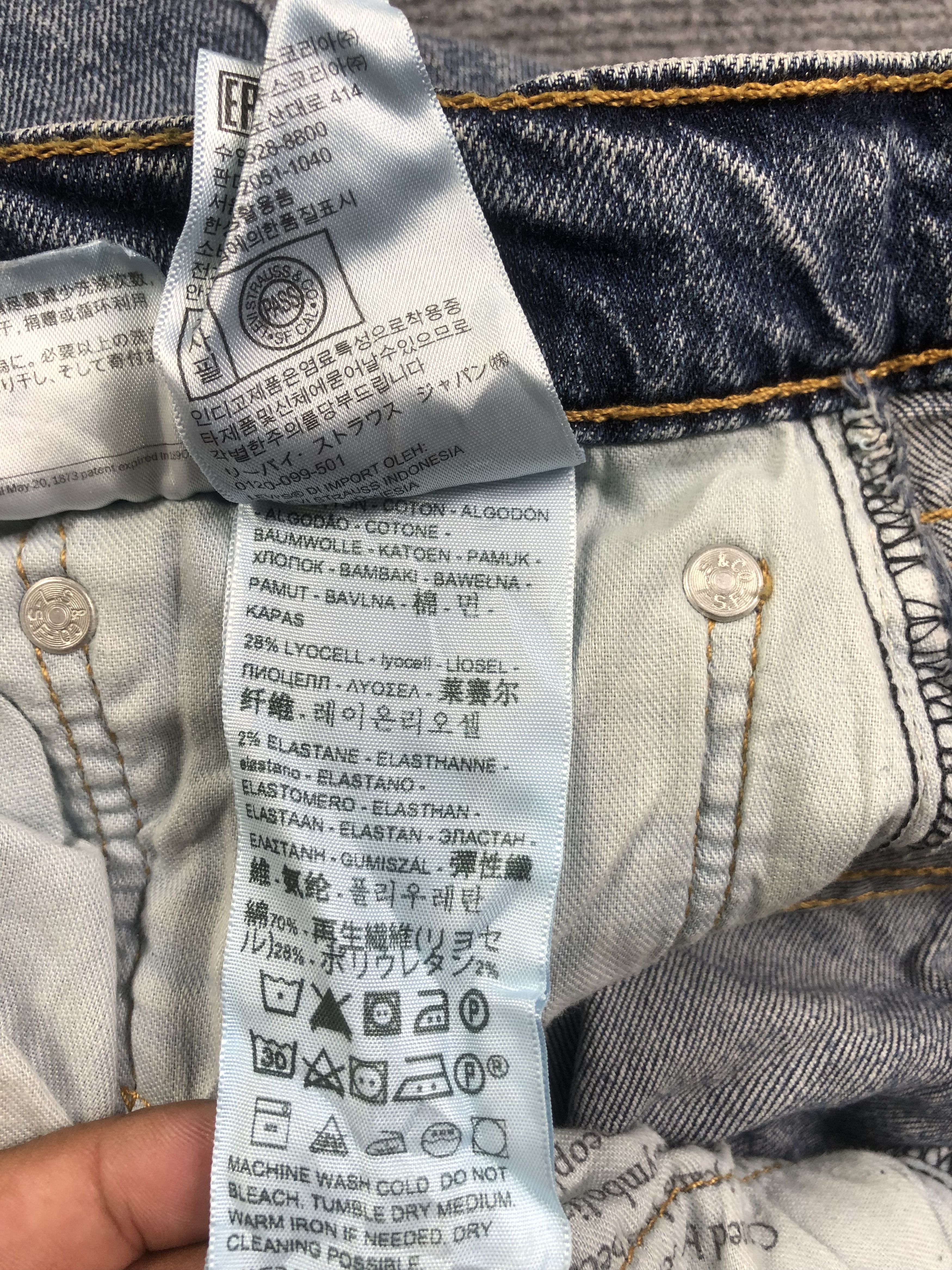 Levi's Levis 502 Blue Jeans 34x30 Size US 34 / EU 50 - 6 Thumbnail