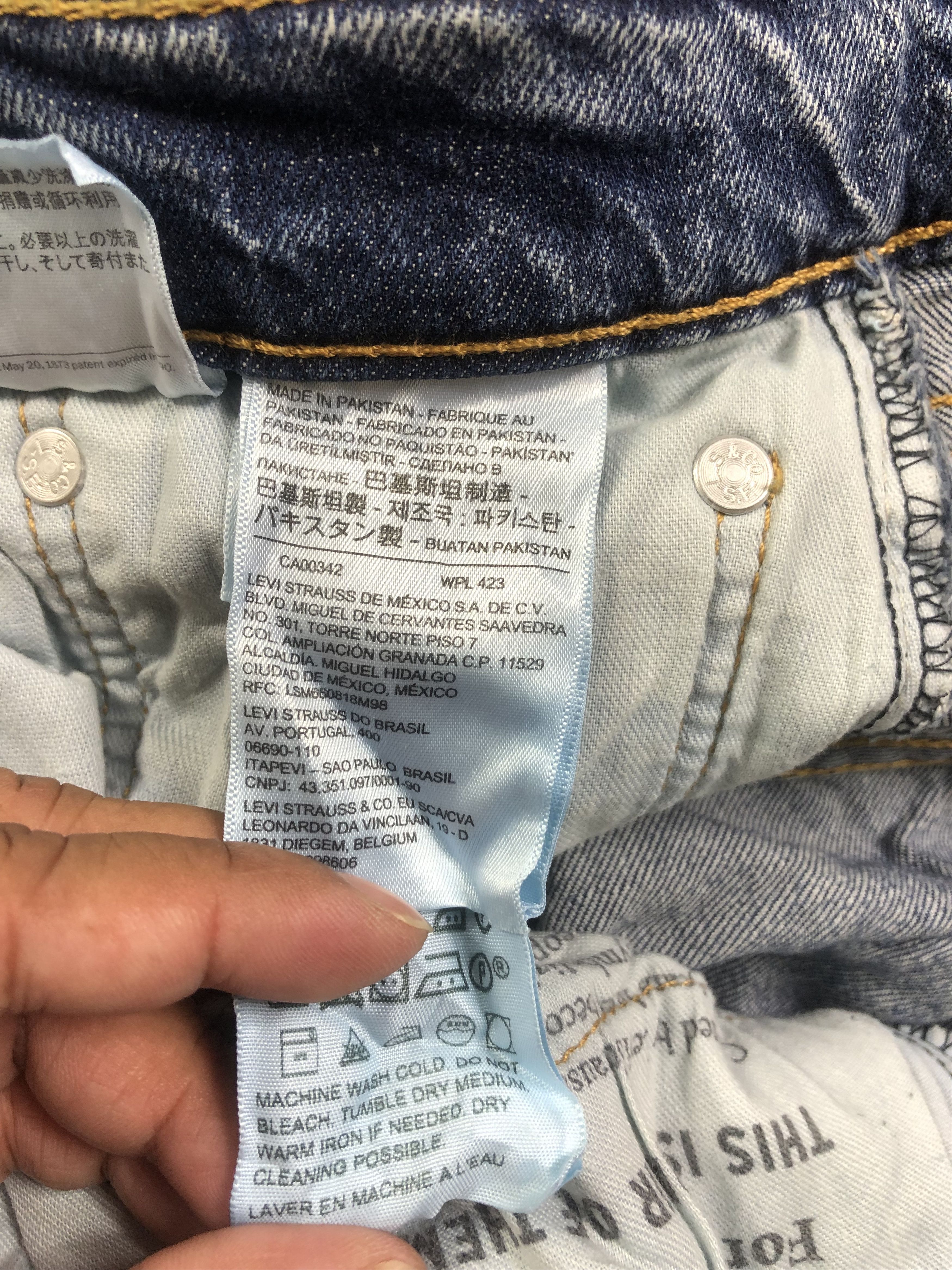 Levi's Levis 502 Blue Jeans 34x30 Size US 34 / EU 50 - 5 Thumbnail