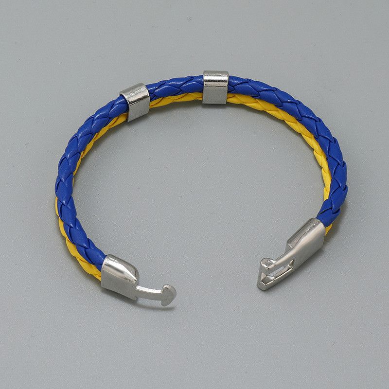 Jewelry Multi-layer Woven Leather Bracelet Size ONE SIZE - 3 Thumbnail