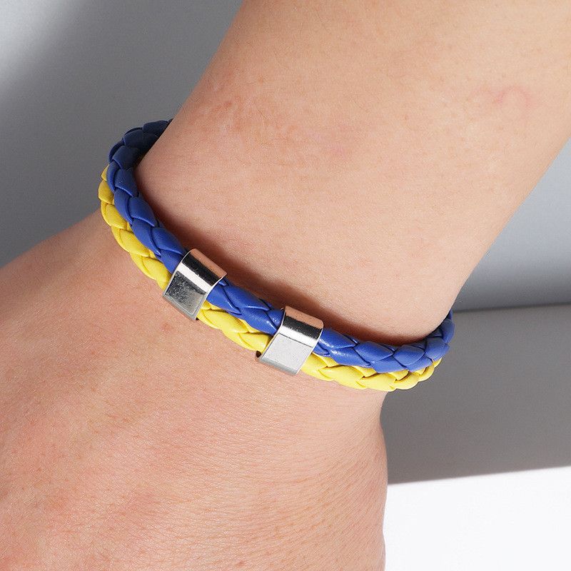 Jewelry Multi-layer Woven Leather Bracelet Size ONE SIZE - 1 Thumbnail