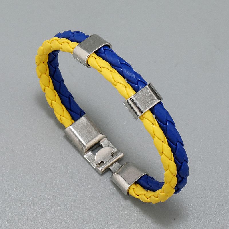 Jewelry Multi-layer Woven Leather Bracelet Size ONE SIZE - 2 Thumbnail