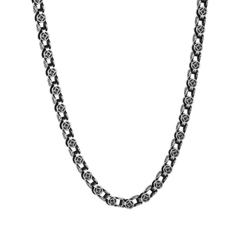 Jewelry Punk Rock Bicycle Chain Necklace Size ONE SIZE - 3 Thumbnail