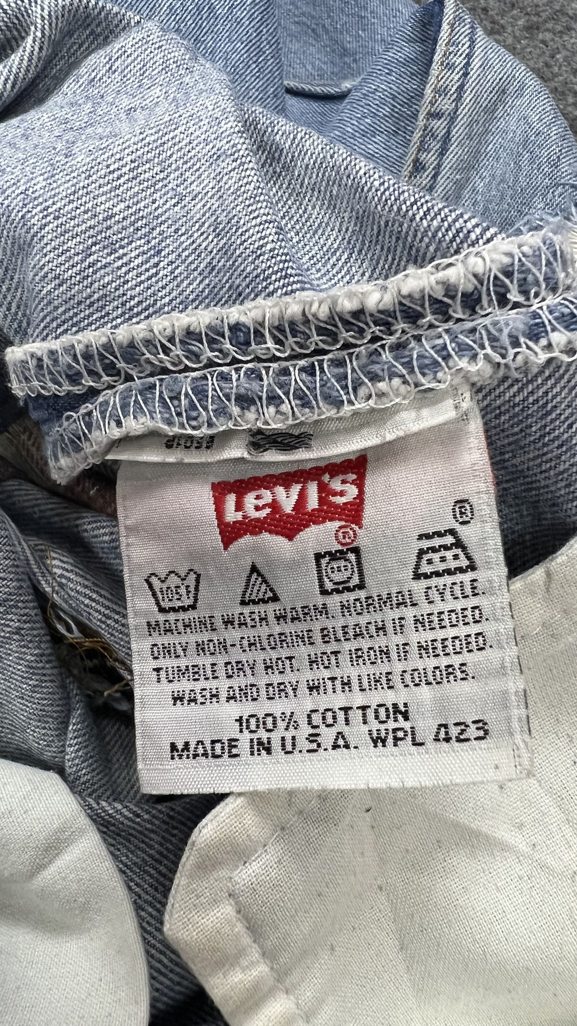 Levi's Vintage Levi's 501 Distressed jeans Size US 31 - 15 Thumbnail