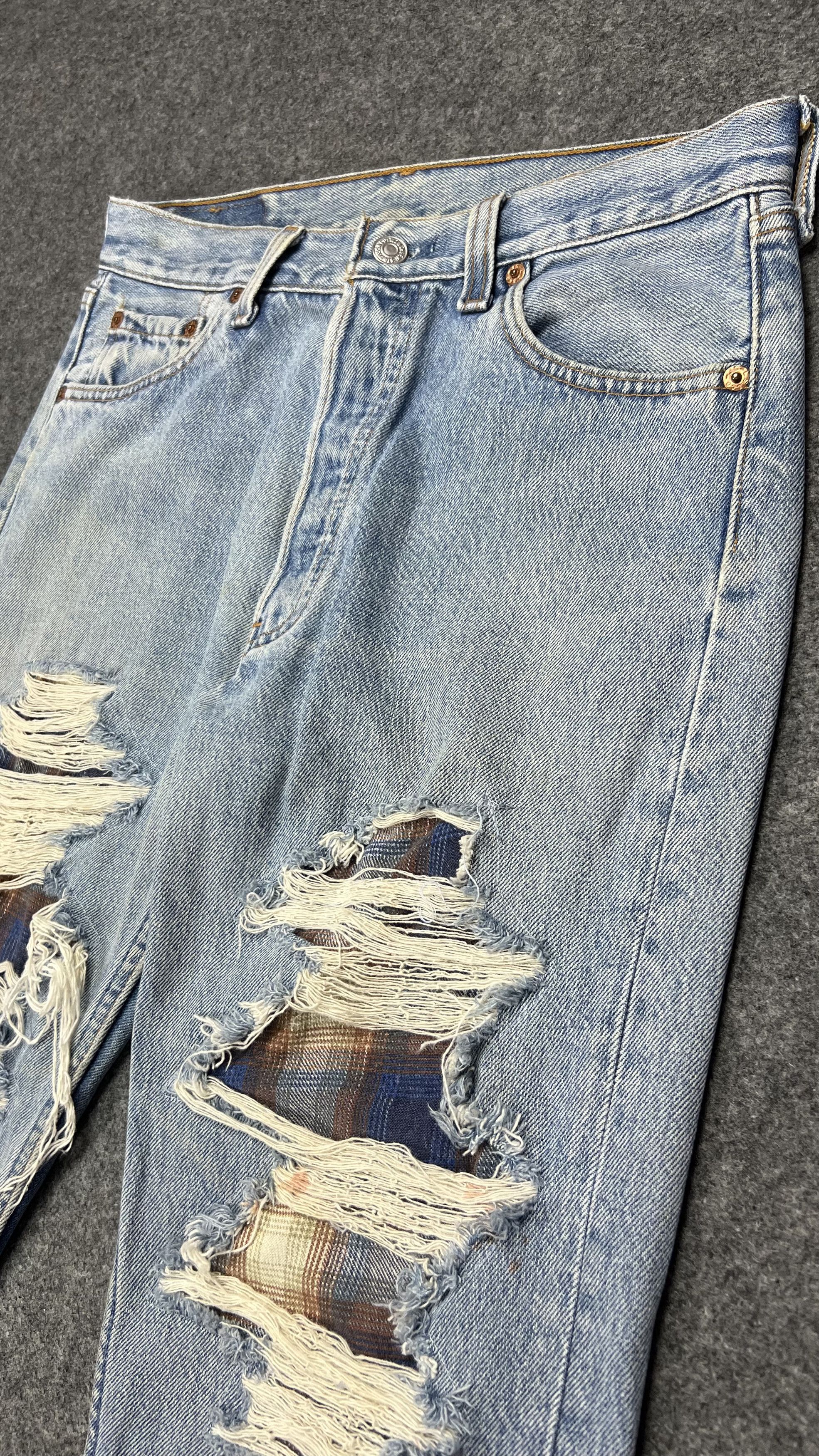 Levi's Vintage Levi's 501 Distressed jeans Size US 31 - 5 Thumbnail