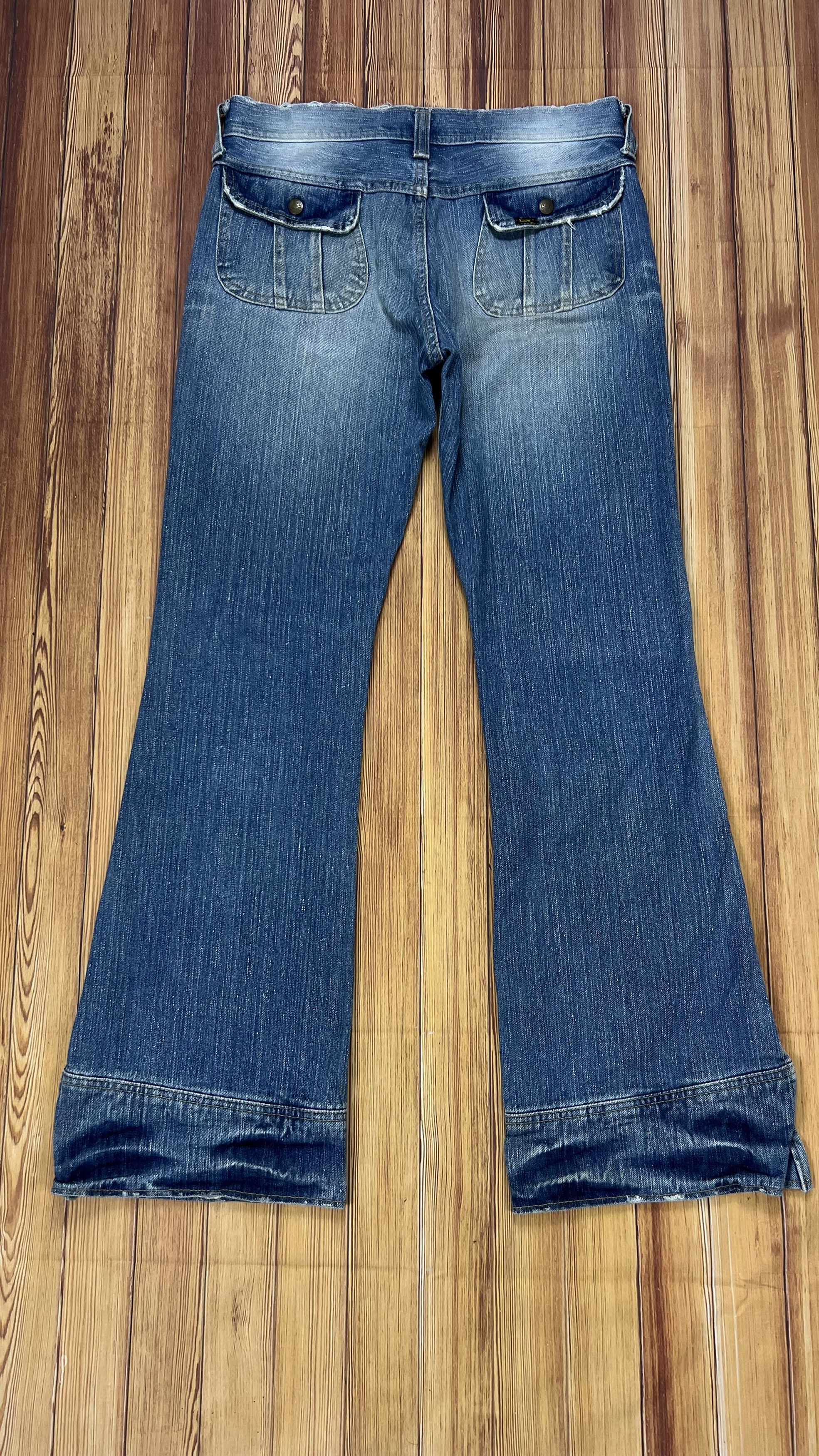 Lee Bell Bottom Lee Rider x Goya By Junmen Vintage Jeans Size US 33 - 10 Thumbnail