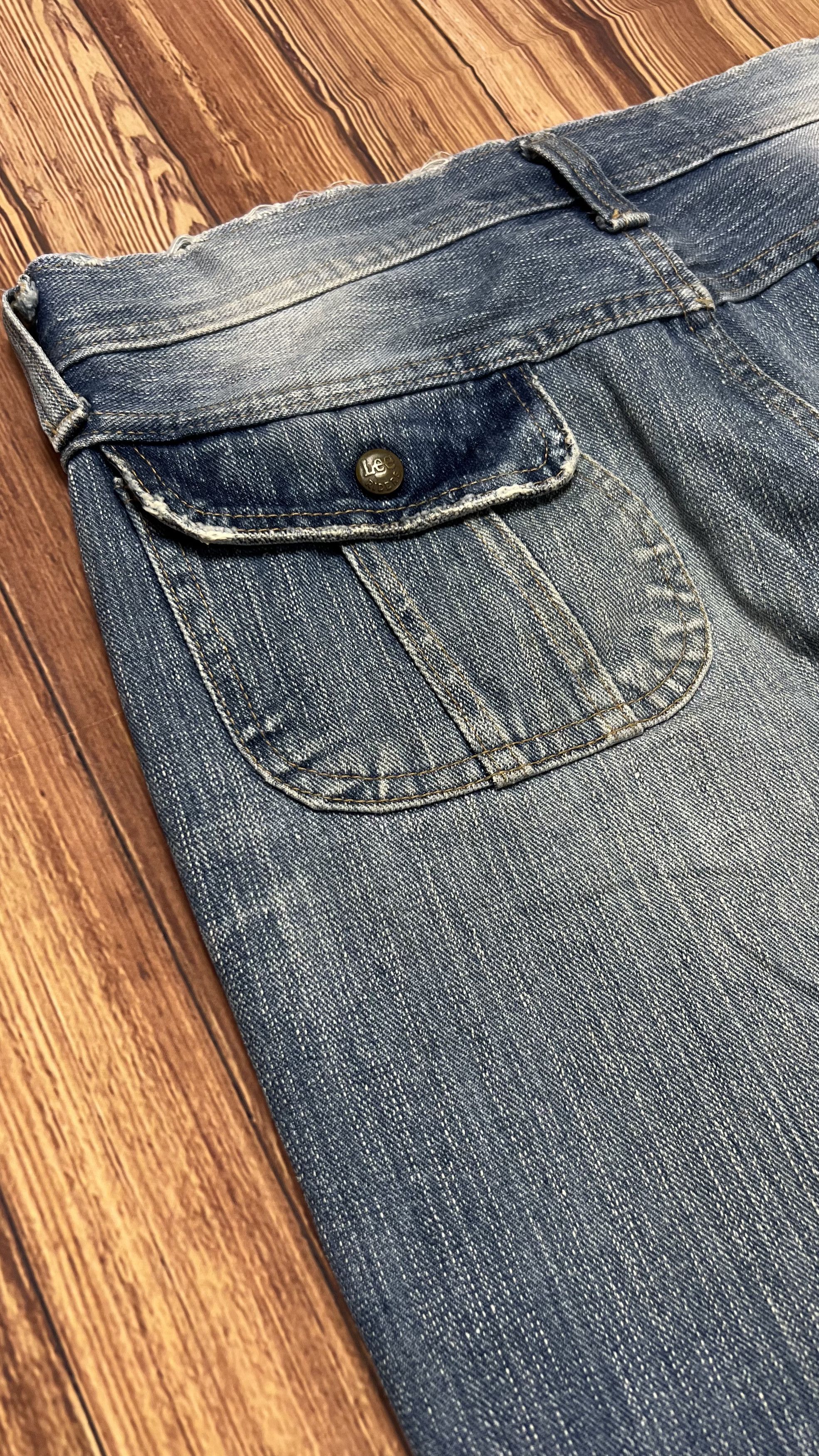 Lee Bell Bottom Lee Rider x Goya By Junmen Vintage Jeans Size US 33 - 13 Thumbnail