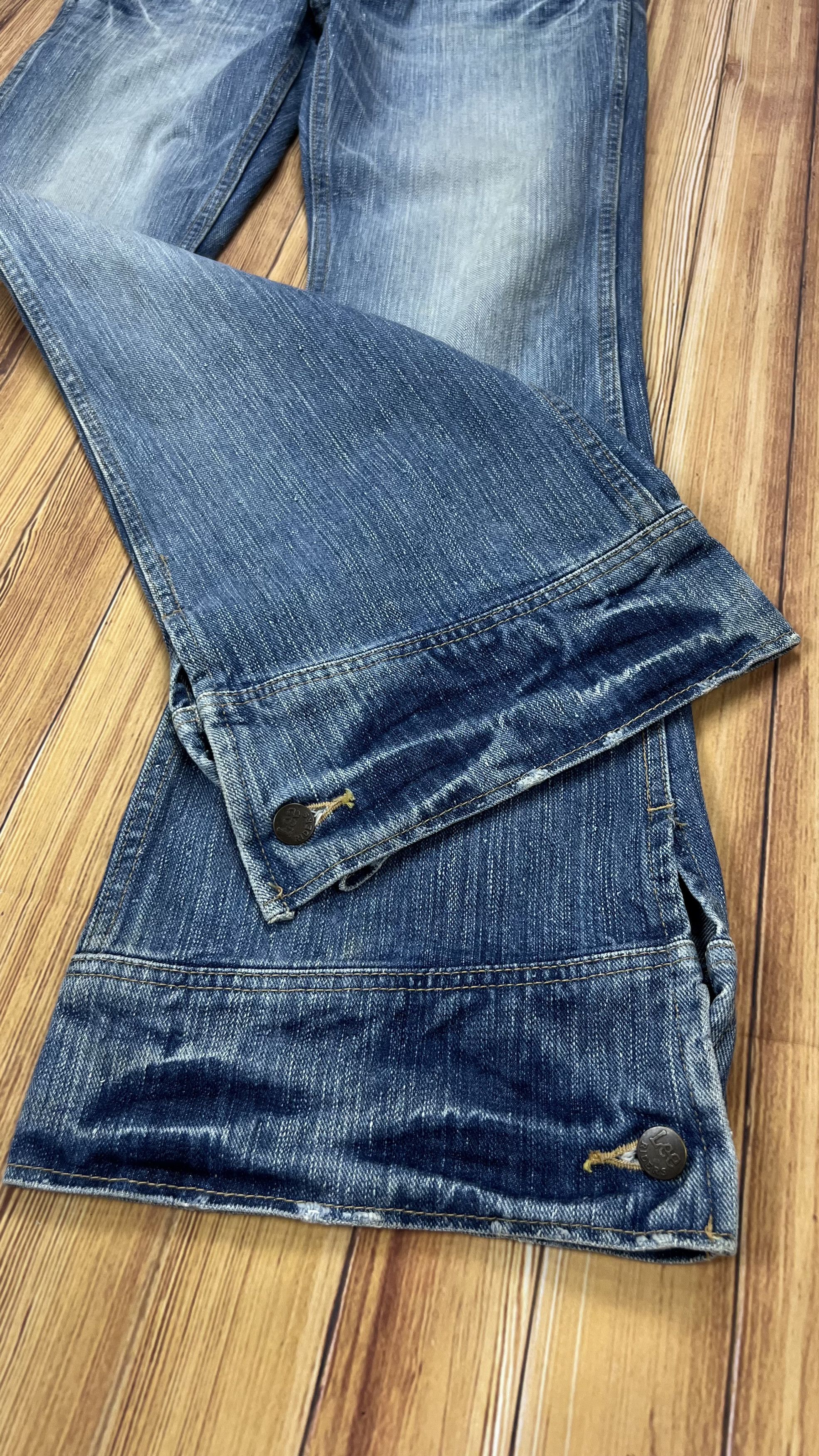 Lee Bell Bottom Lee Rider x Goya By Junmen Vintage Jeans Size US 33 - 16 Thumbnail