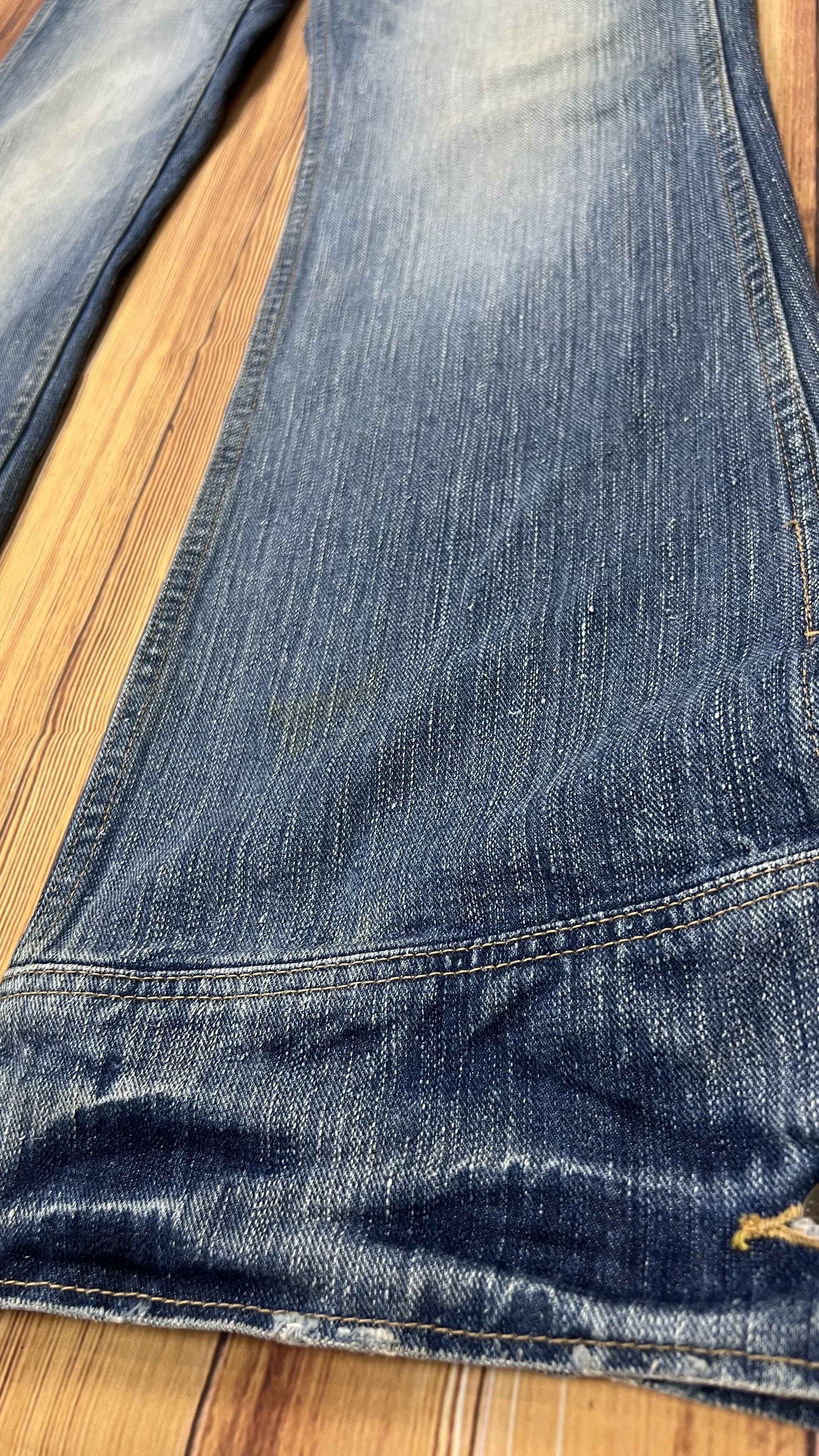Lee Bell Bottom Lee Rider x Goya By Junmen Vintage Jeans Size US 33 - 6 Thumbnail