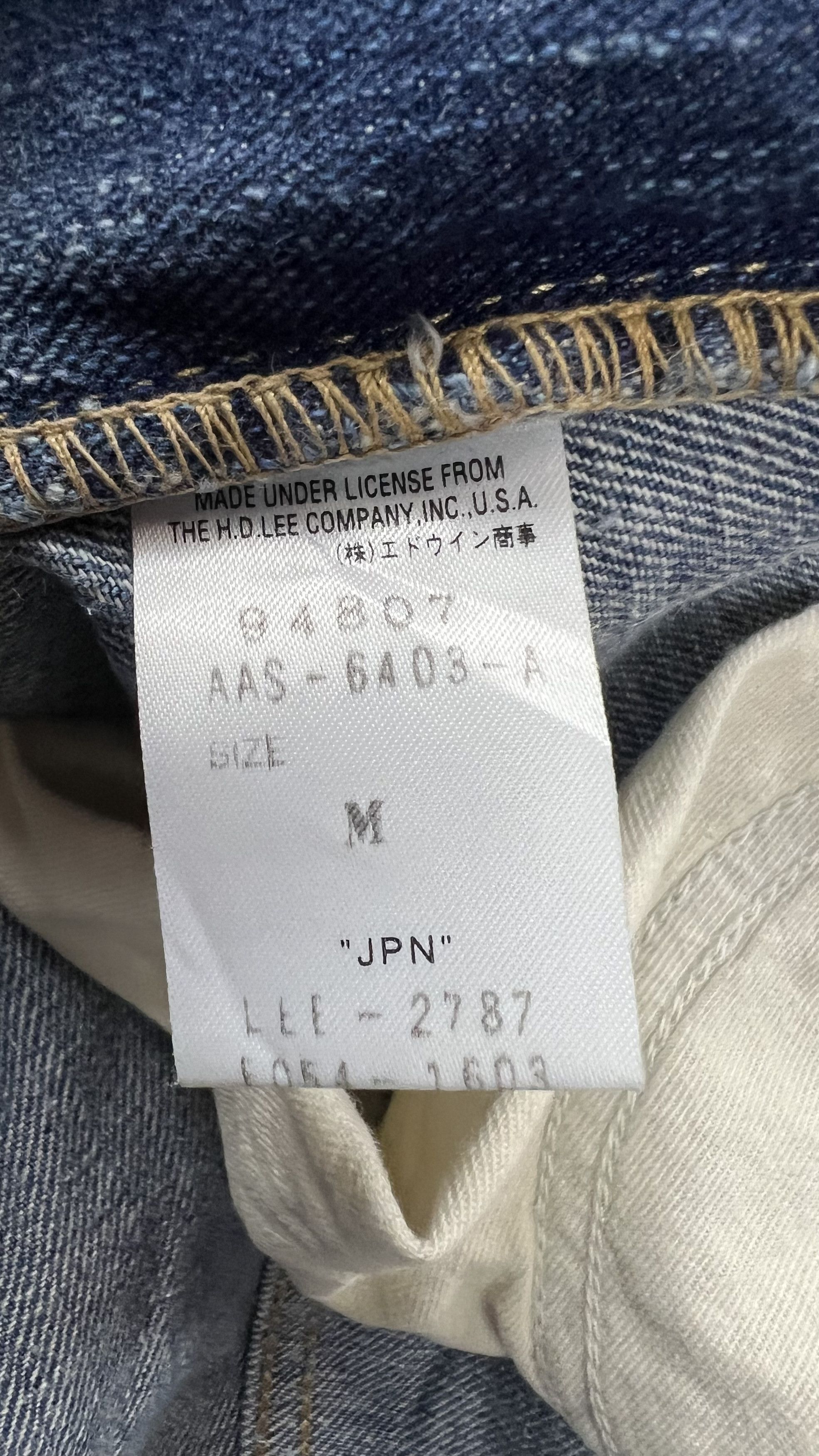 Lee Bell Bottom Lee Rider x Goya By Junmen Vintage Jeans Size US 33 - 20 Thumbnail