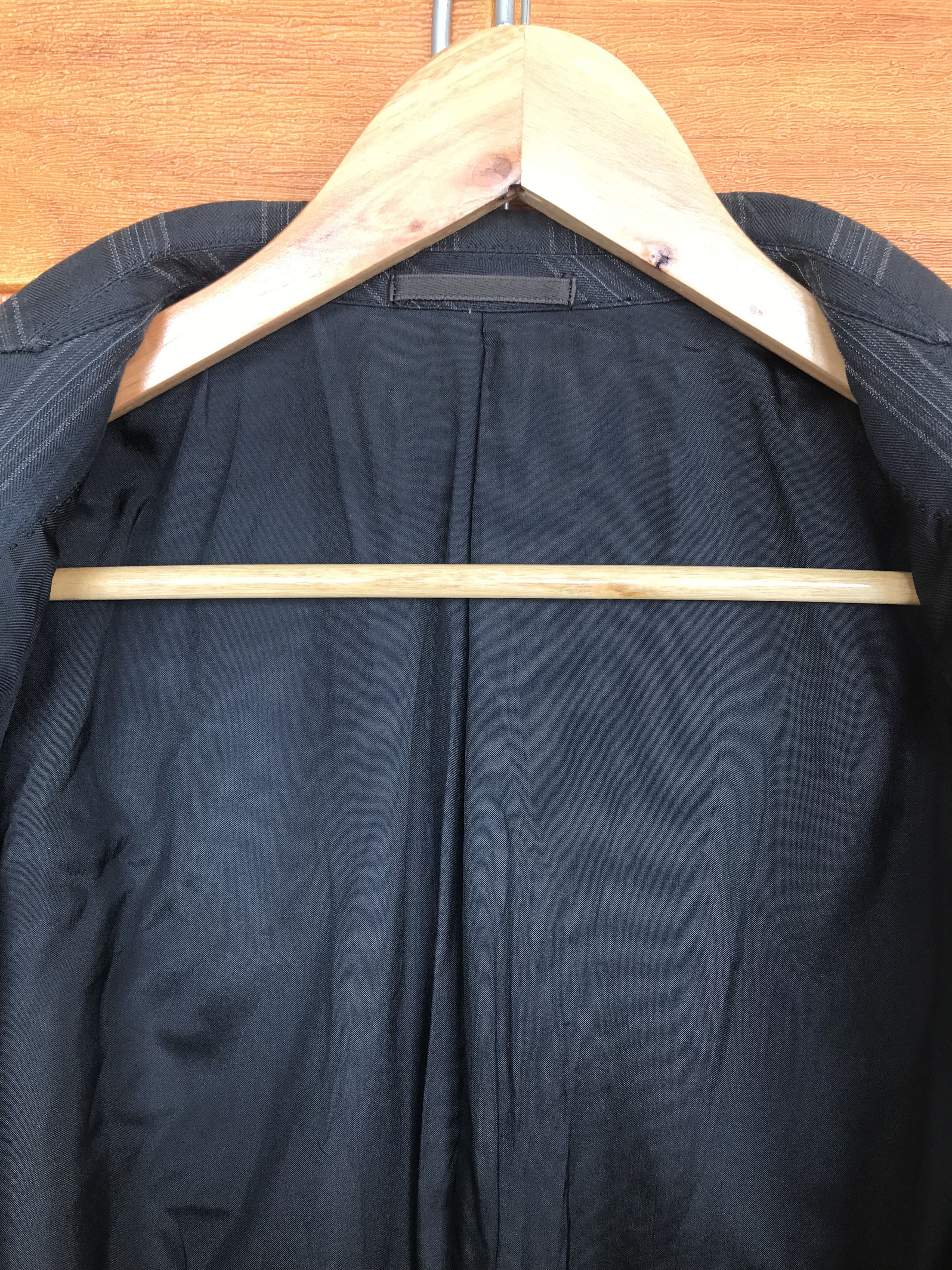 Comme des Garcons Homme Vintage COMME DES GARCONS HOMME Striped Blazer Jacket Size US M / EU 48-50 / 2 - 11 Thumbnail