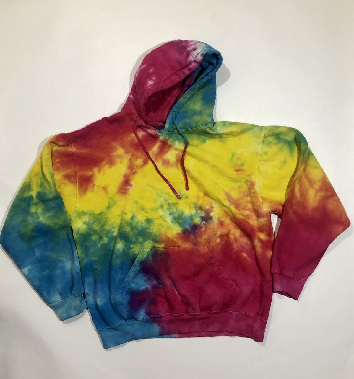 Vintage vintage tie dye hoodie Size US M / EU 48-50 / 2 - 1 Thumbnail