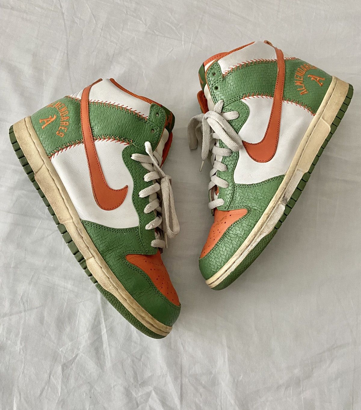image of Nike Dunk High Utt Almendares Green/orange Shoes, Men's (Size 10)
