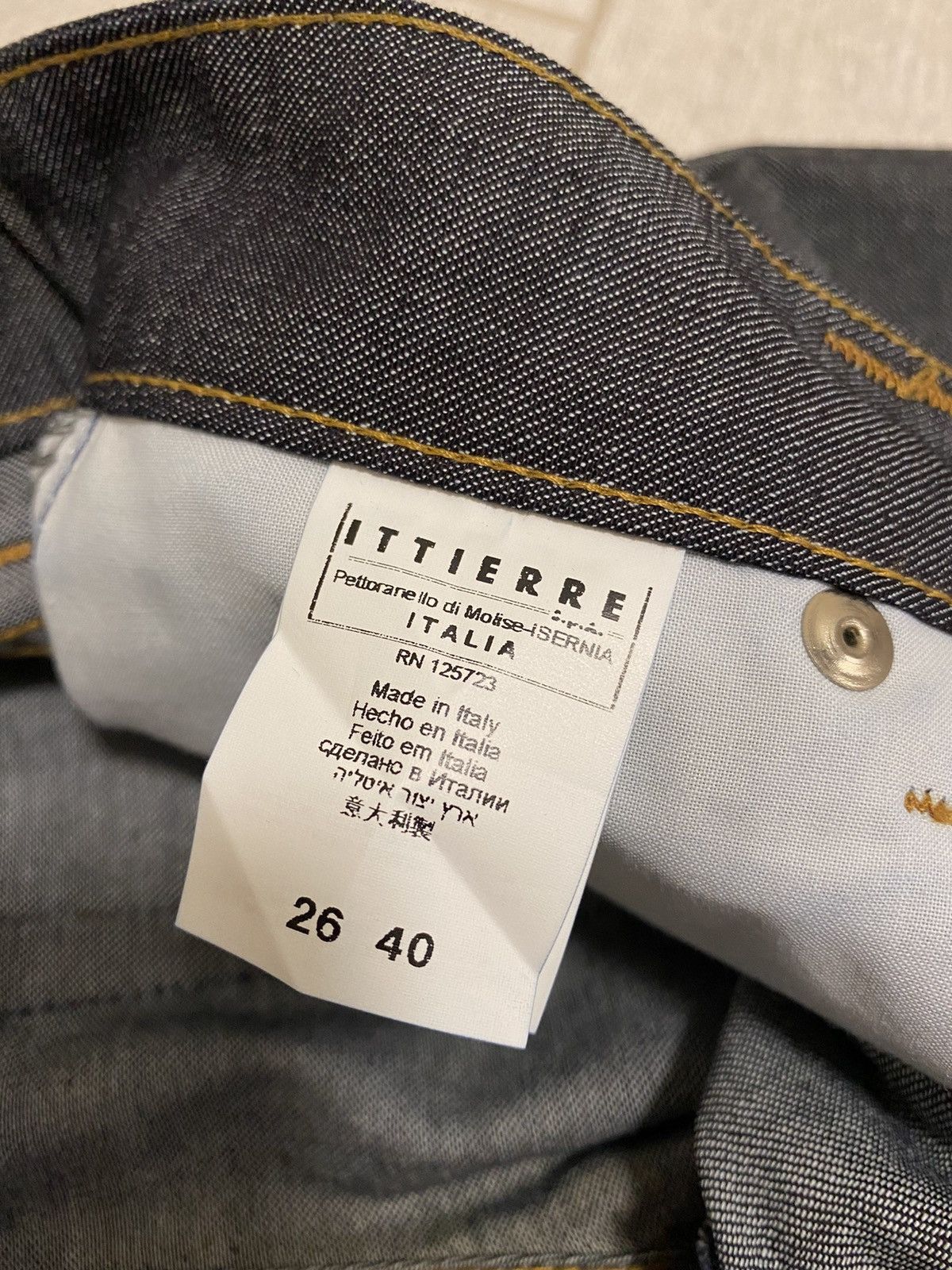 John Galliano × Vintage NWT Galliano Vintage Made in Italy Dark Grey Women’s Jeans Size 26" / US 2 / IT 38 - 13 Thumbnail