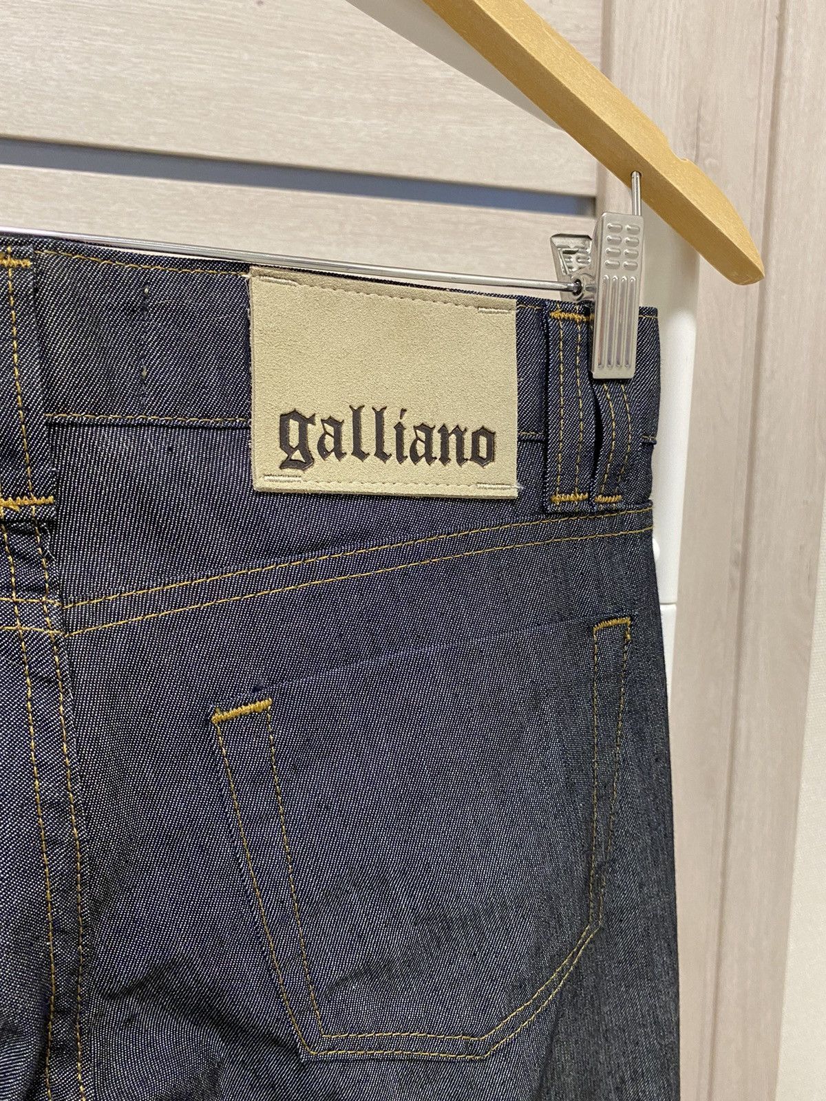 John Galliano × Vintage NWT Galliano Vintage Made in Italy Dark Grey Women’s Jeans Size 26" / US 2 / IT 38 - 11 Thumbnail